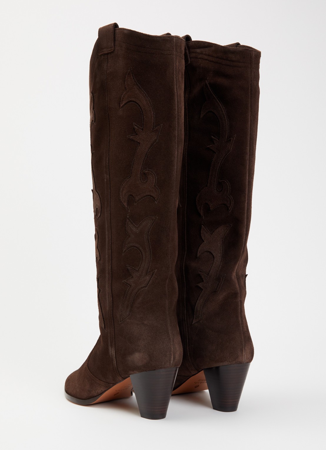 ba&sh Casey cowboylaars van suède - achterkant 3 bruin