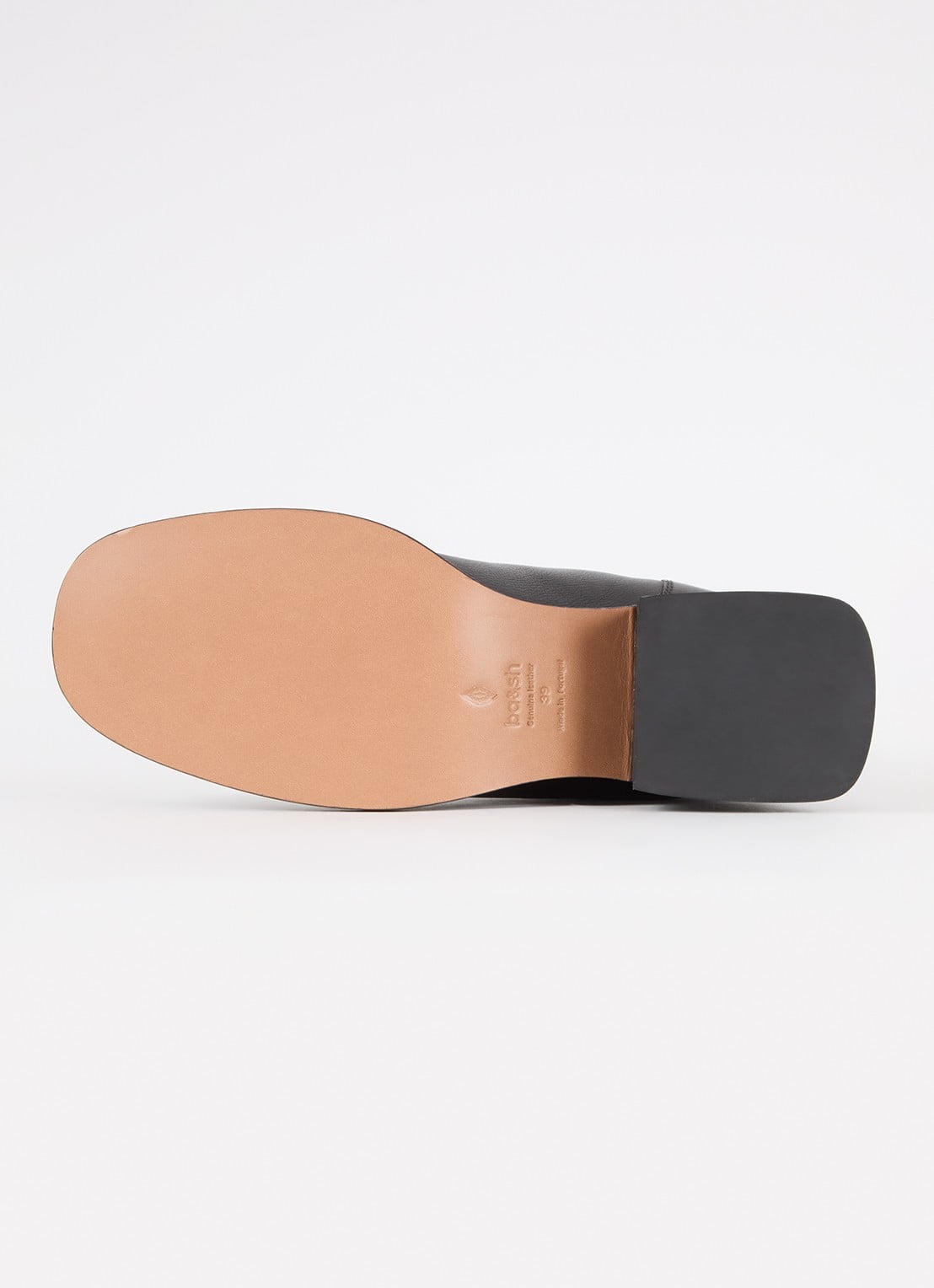 ba&sh Celisa laars van leer - detail 8 zwart