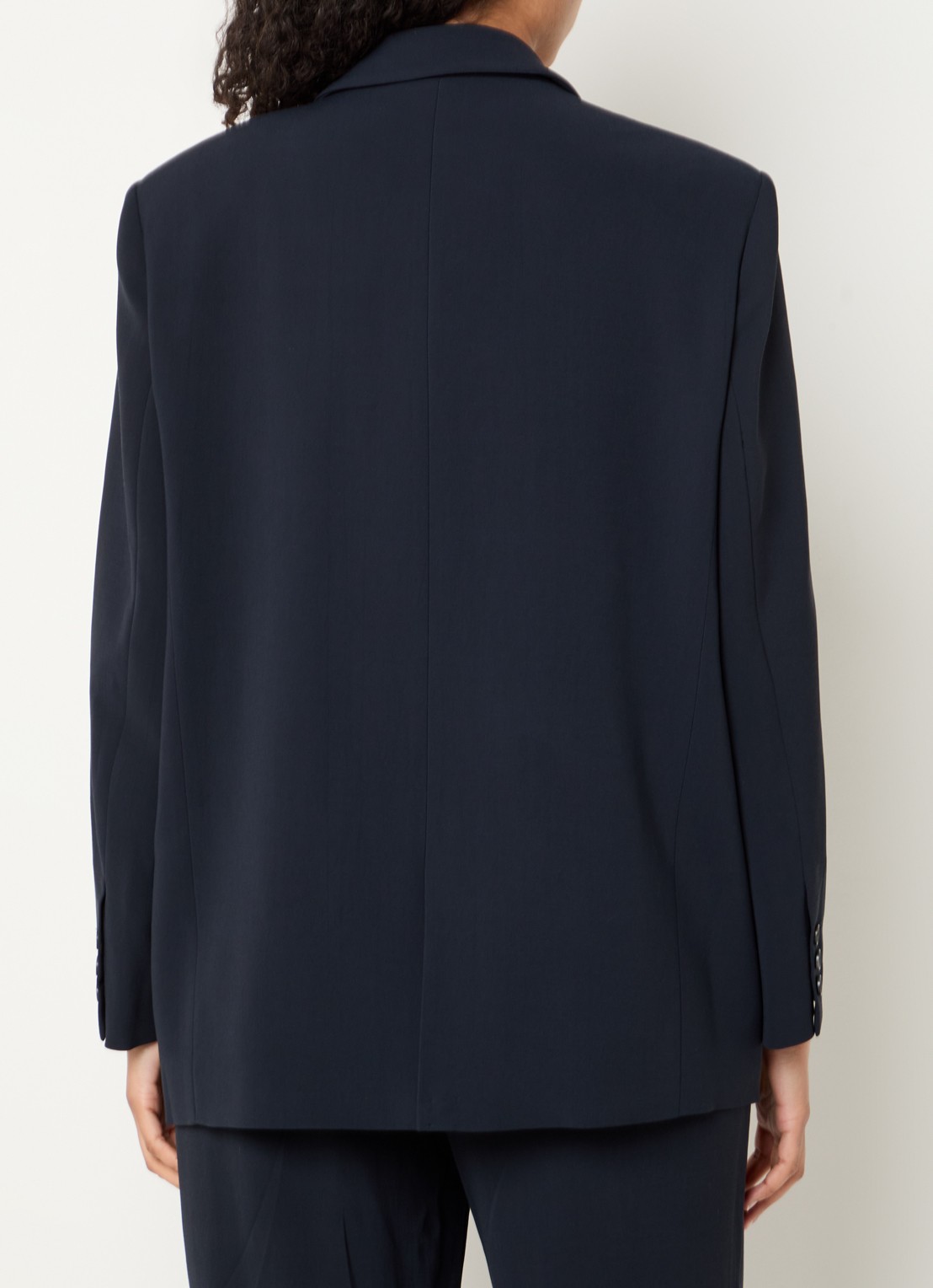 ba&sh Cetty blazer met klepzakken - achterkant 4 donkerblauw
