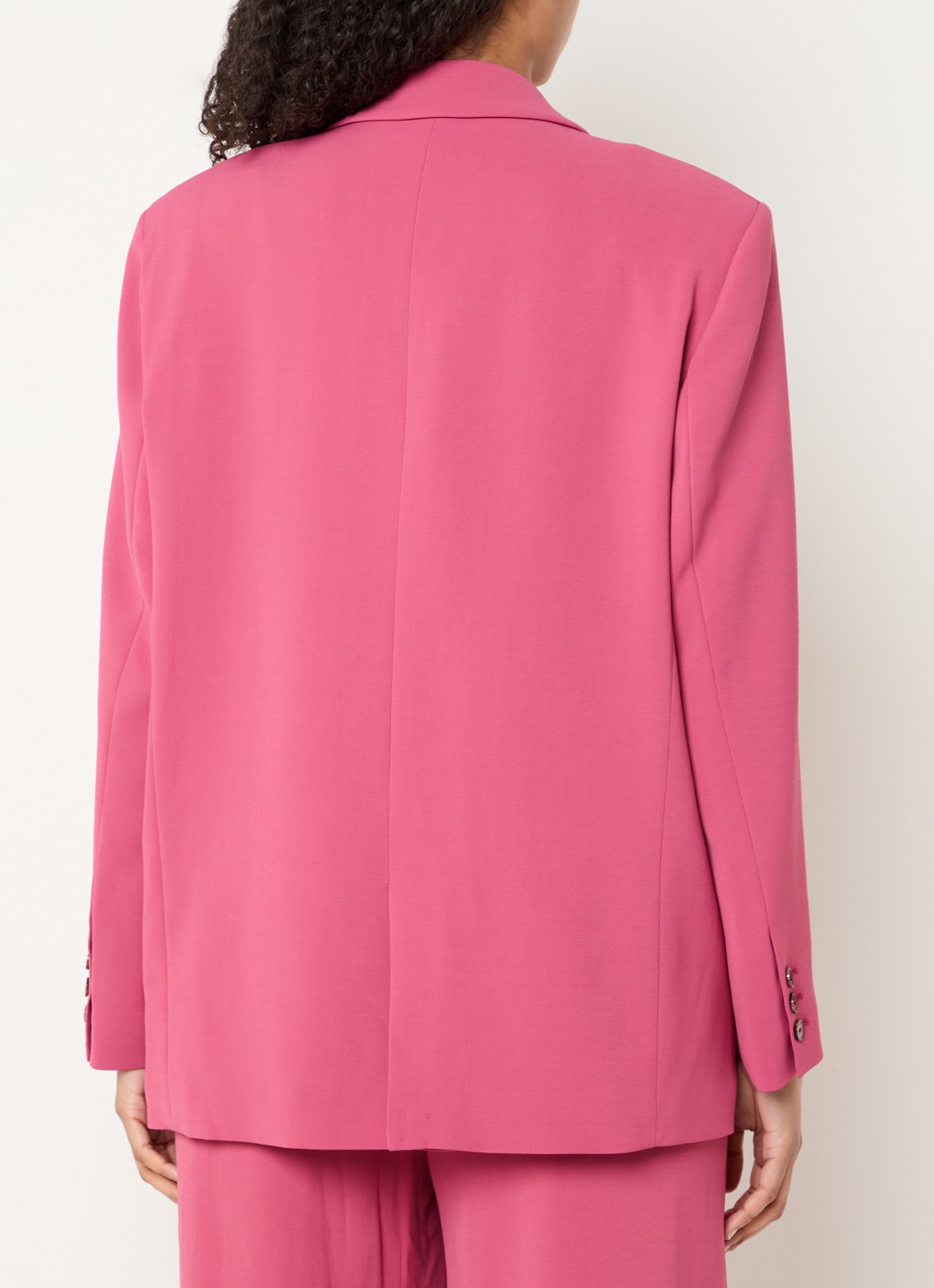 ba&sh Cetty blazer met klepzakken - achterkant 2 donkerroze