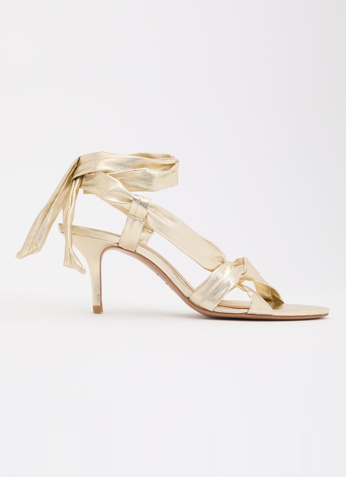 ba&sh Covilla sandalette - voorkant 5 goud