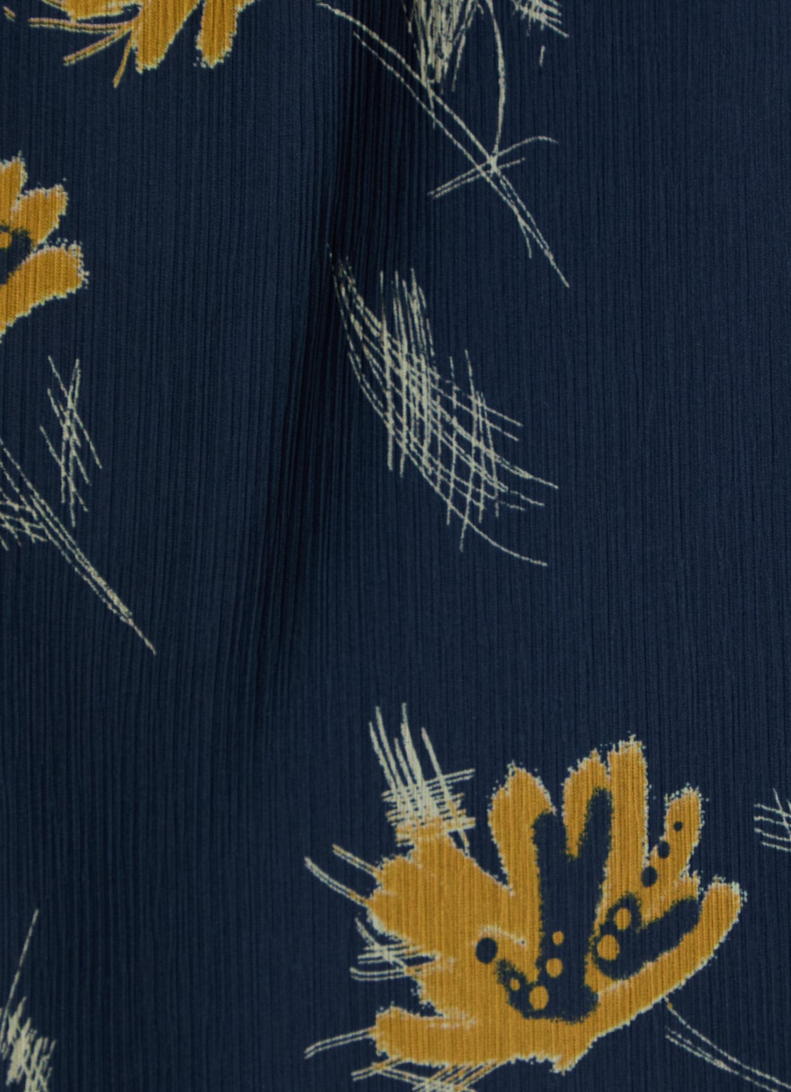 ba&sh Findy midi rok met bloemenprint - detail 4 petrol