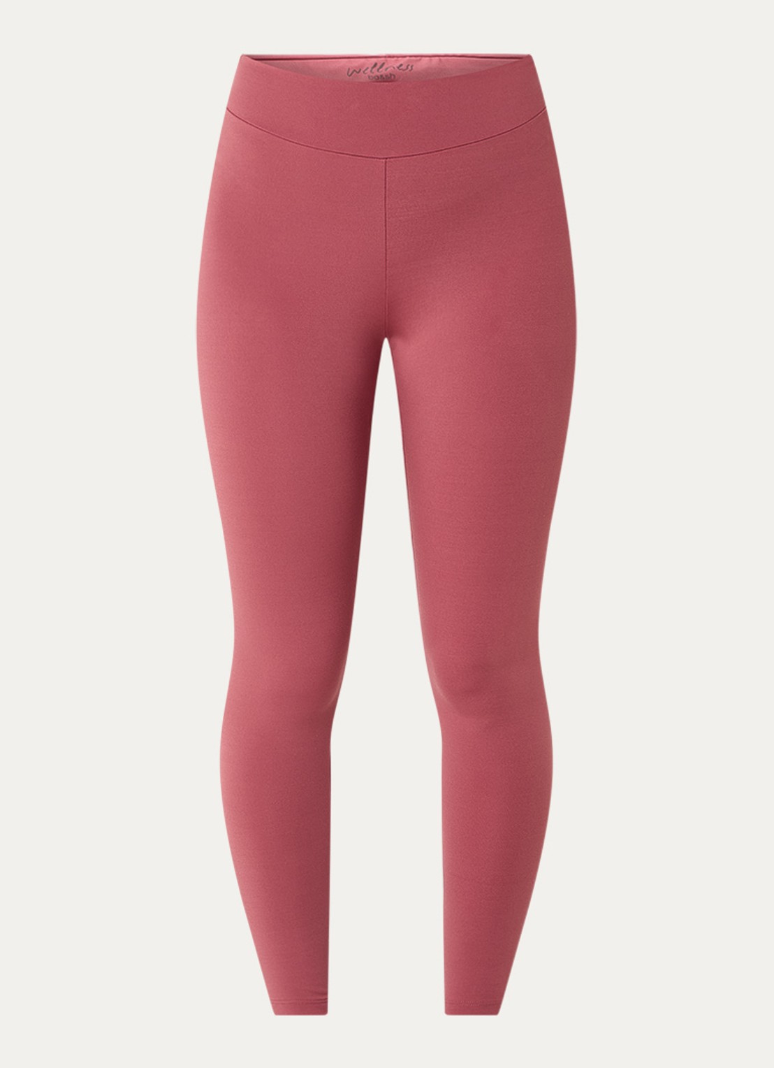 ba&sh Gabou high waist trainingslegging met logo - voorkant 2 cranberryrood