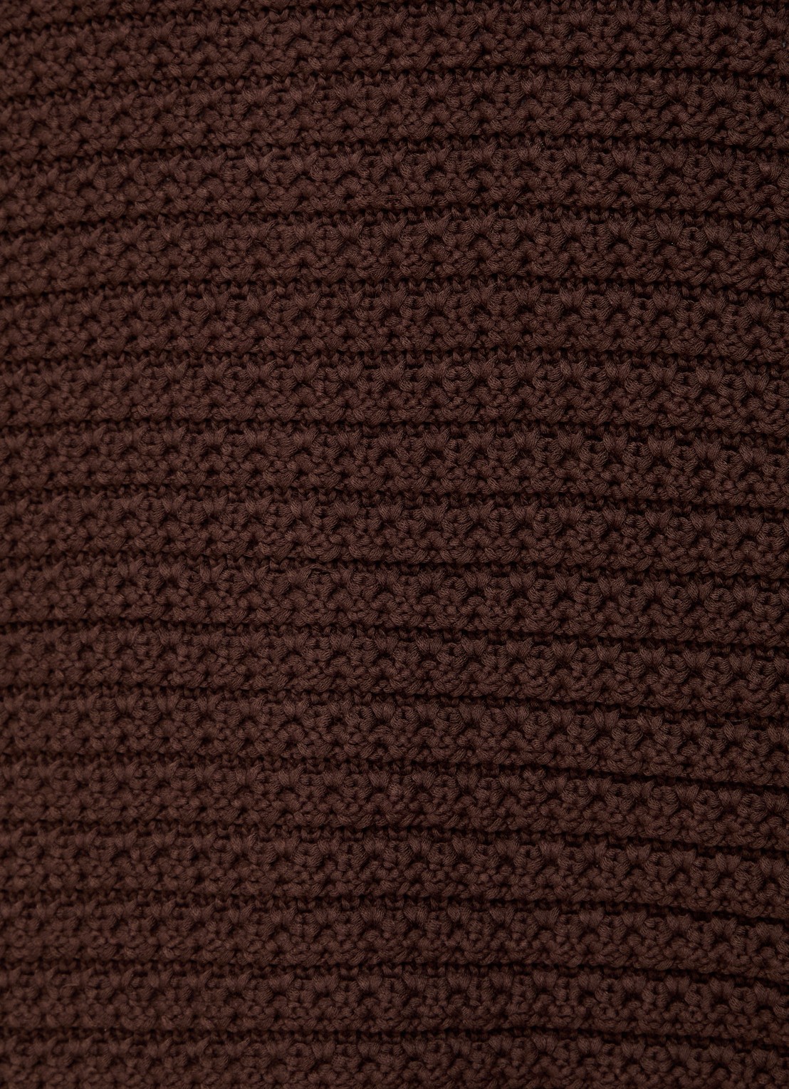 ba&sh Gaspard grofgebreid vest met opgestikte zakken - detail 3 bruin