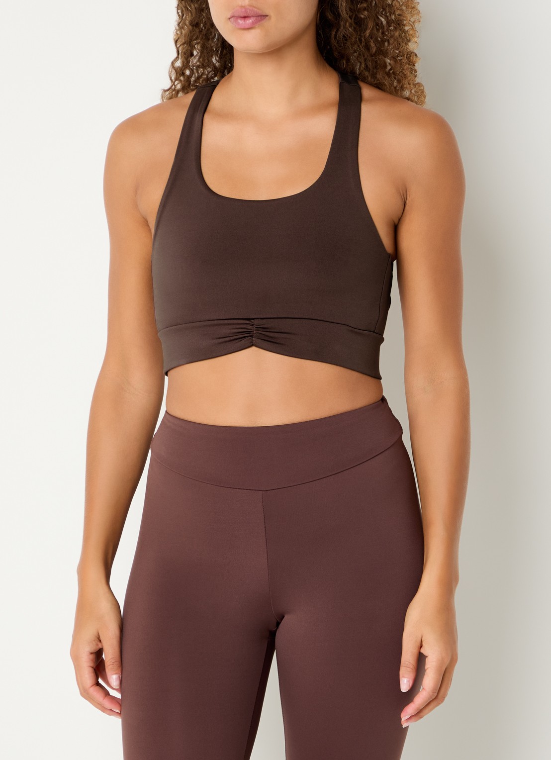 ba&sh Gisor sport bh met light support - achterkant 6 bruin