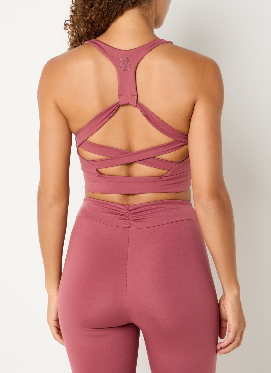 ba&sh Gisor sport bh met light support - detail kersenrood