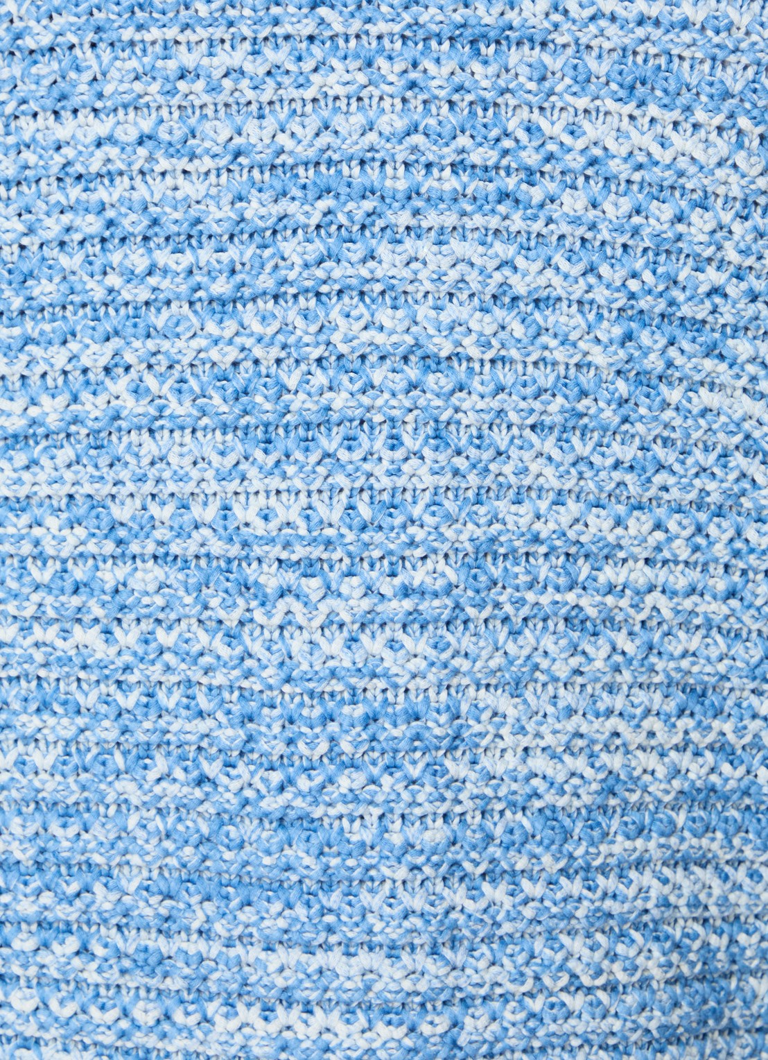 ba&sh Guspa grofgebreid vest met opgestikte zakken - detail 5 blauw