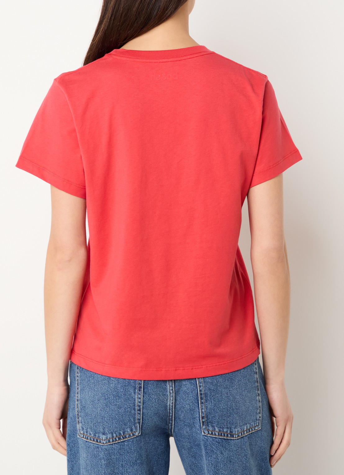 ba&sh Ioni T-shirt met logoprint - achterkant rood