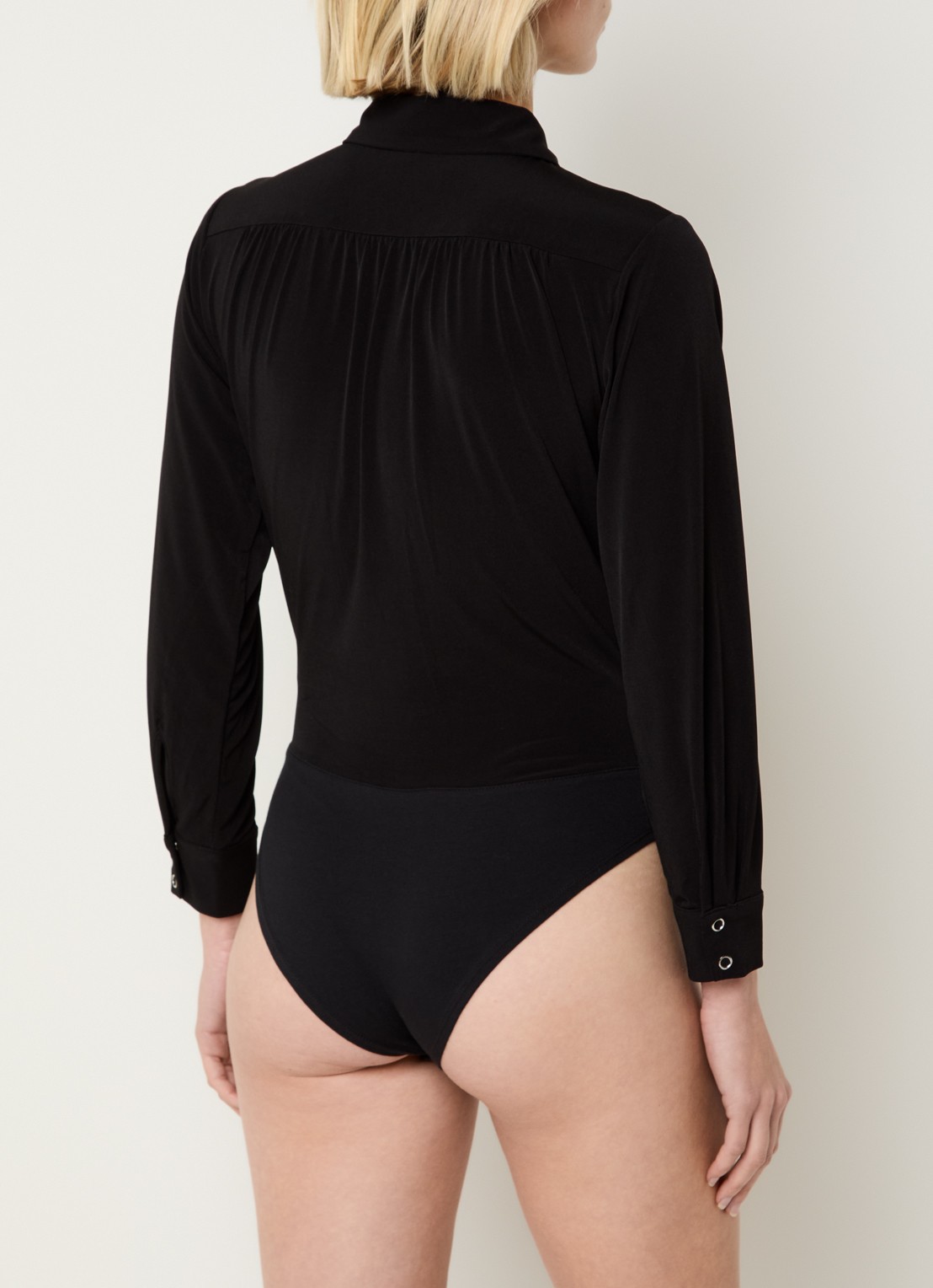 ba&sh Joster body met kraag - achterkant 4 zwart