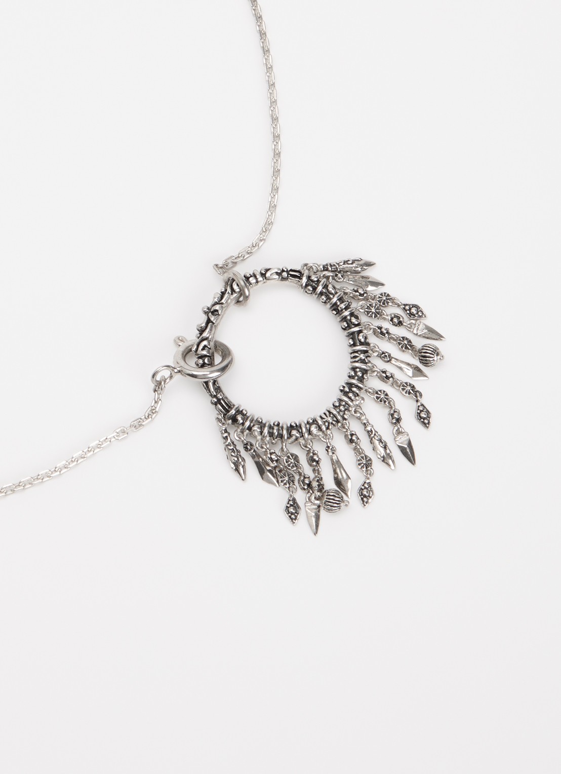 ba&sh Lina ketting van zilver - detail 2 zilver
