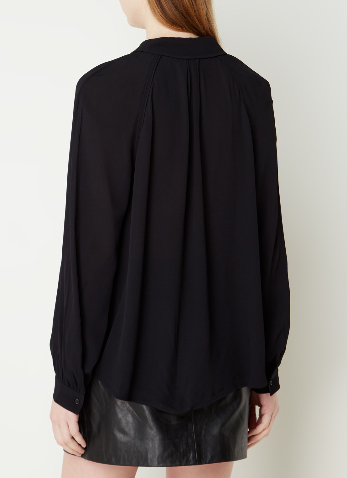 ba&sh Marvin blouse - achterkant 3 zwart