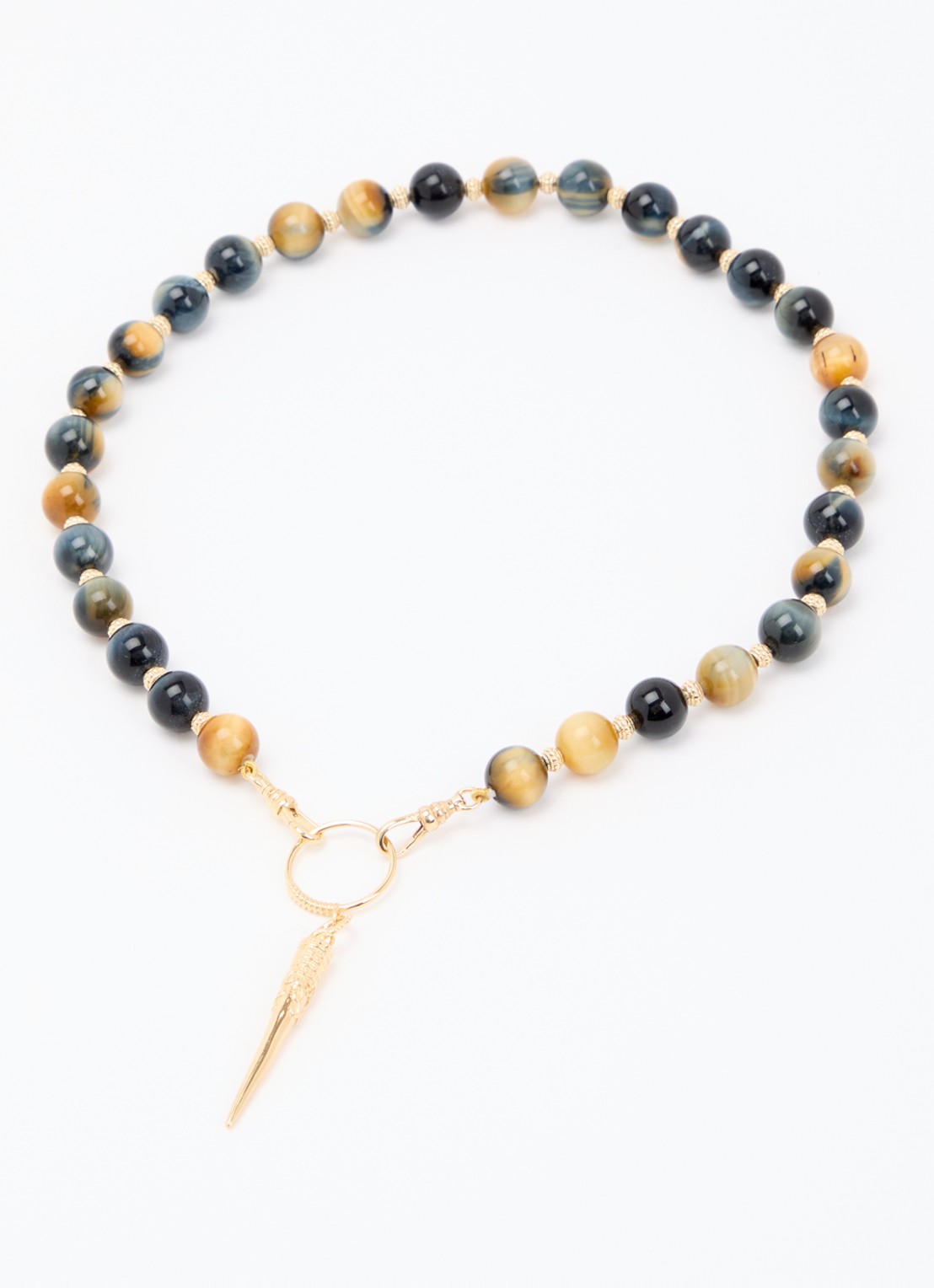 ba&sh Noan kralenketting - detail 2 goud