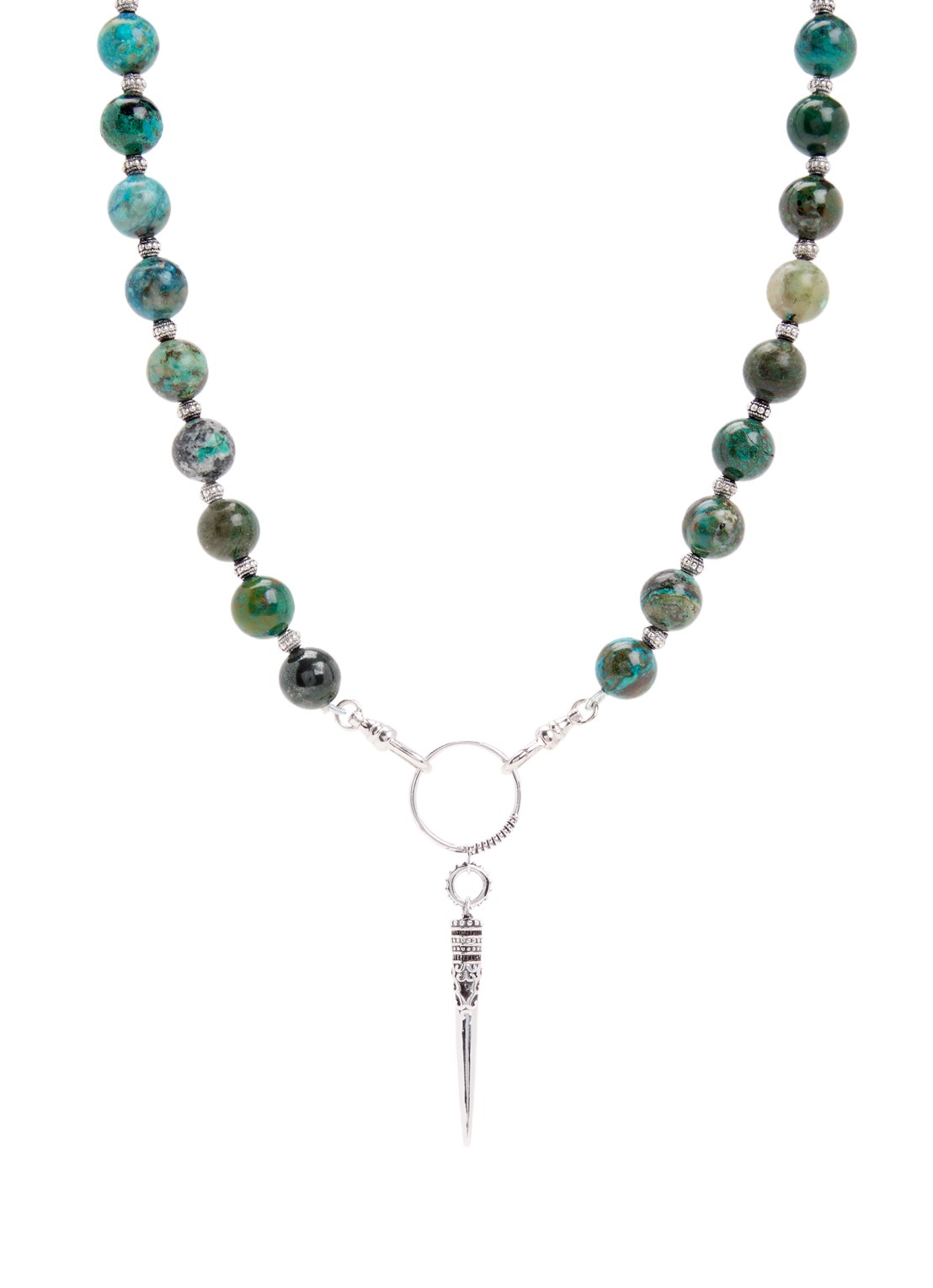 ba&sh Noan kralenketting - voorkant zilver