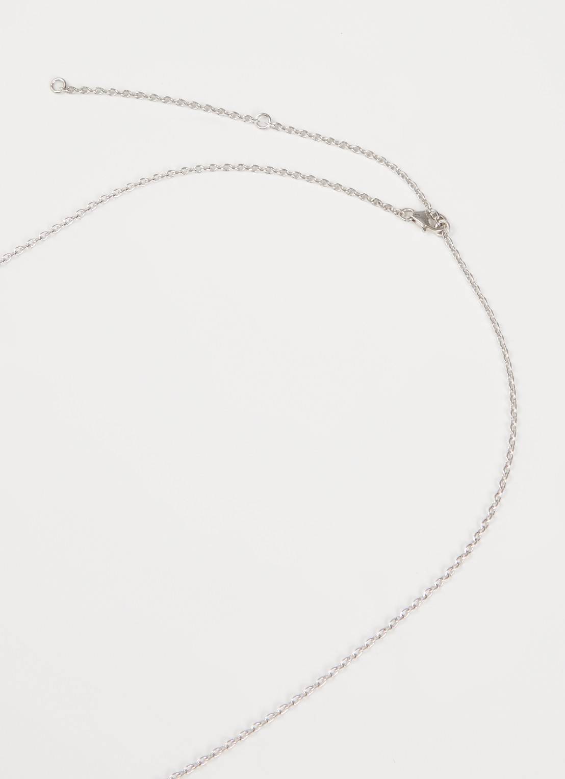 ba&sh Noor ketting met hanger - detail zilver