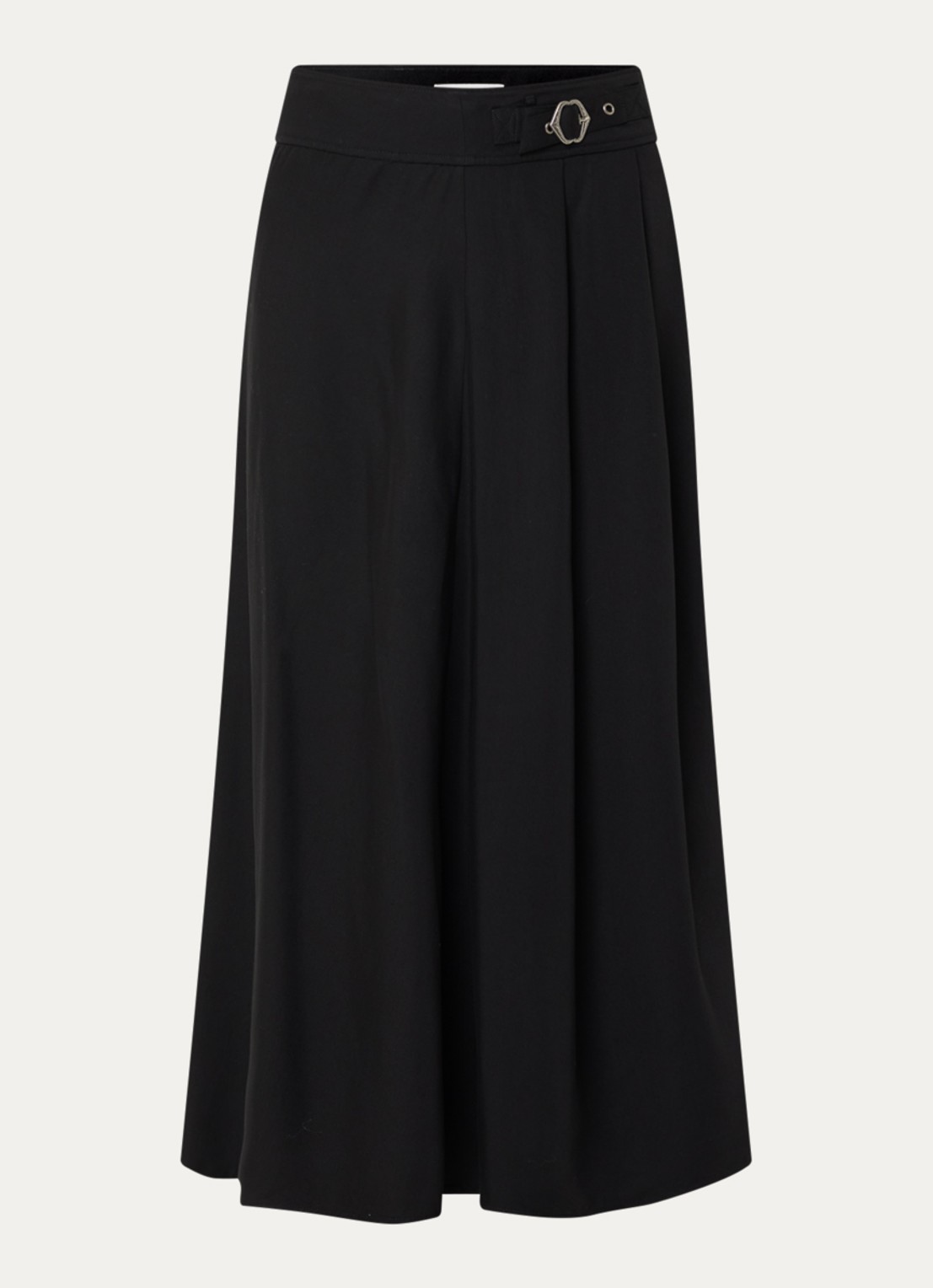 ba&sh Paella maxi A-lijn rok met split - voorkant 2 zwart