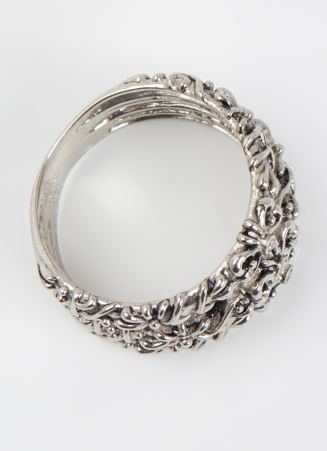 ba&sh Prince ring van zilver - detail 3 zilver