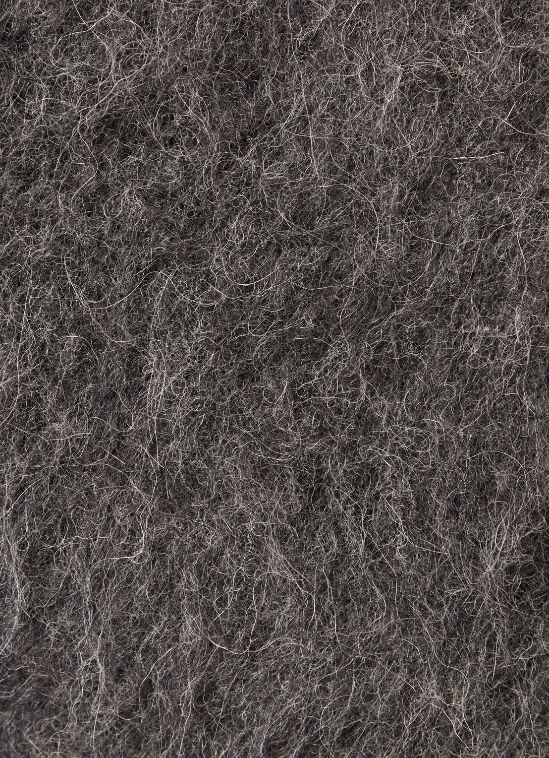 ba&sh Pull fijngebreide trui in alpaca wolblend met geknoopt detail - detail 5 antraciet