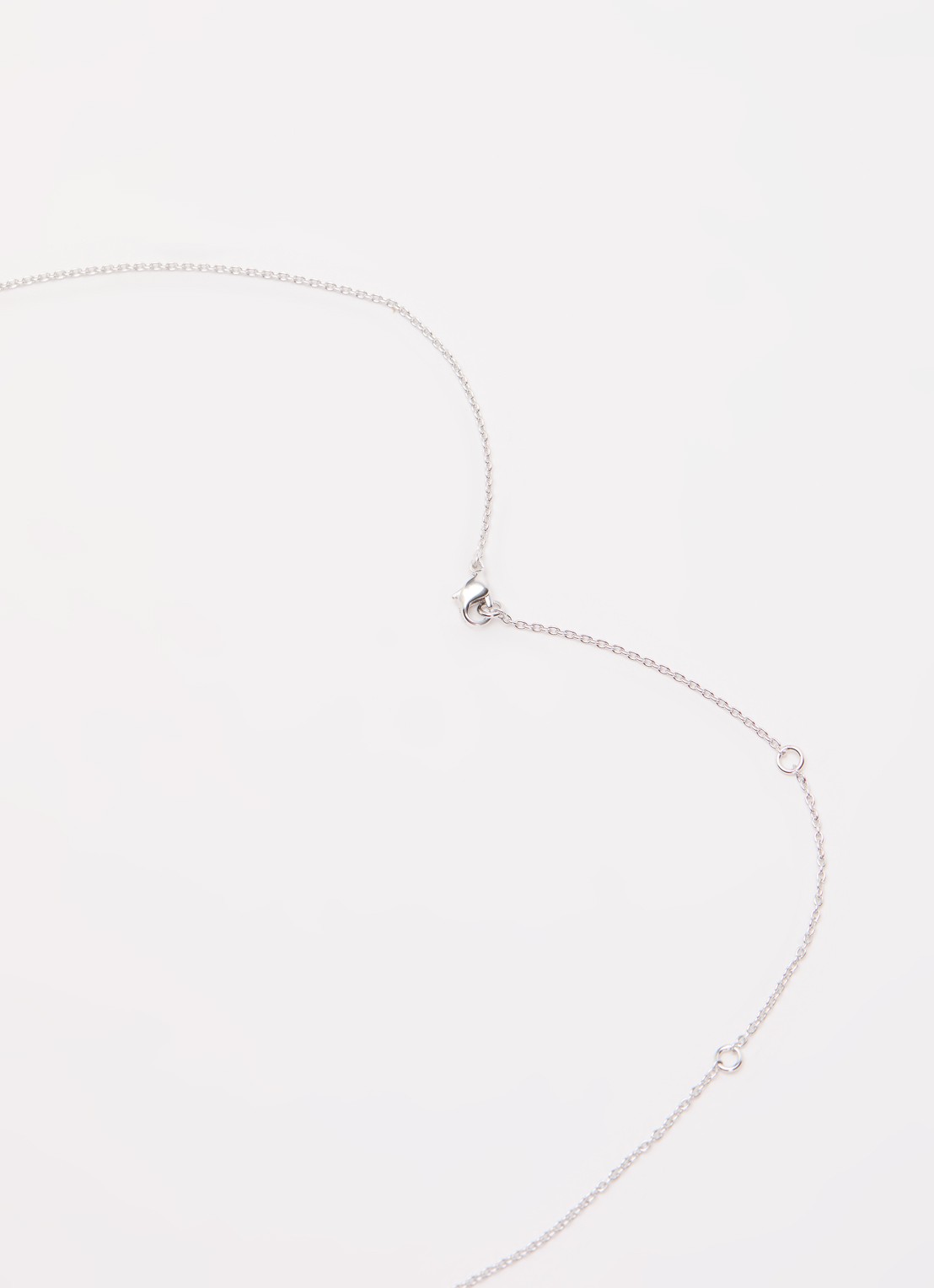ba&sh Rene ketting met kristal - detail 2 zilver