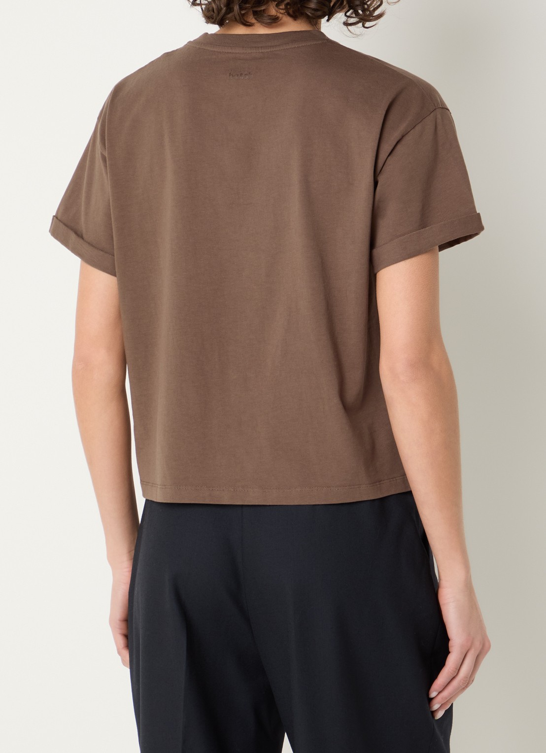 ba&sh Rosie T-shirt met ronde hals - achterkant 2 bruin