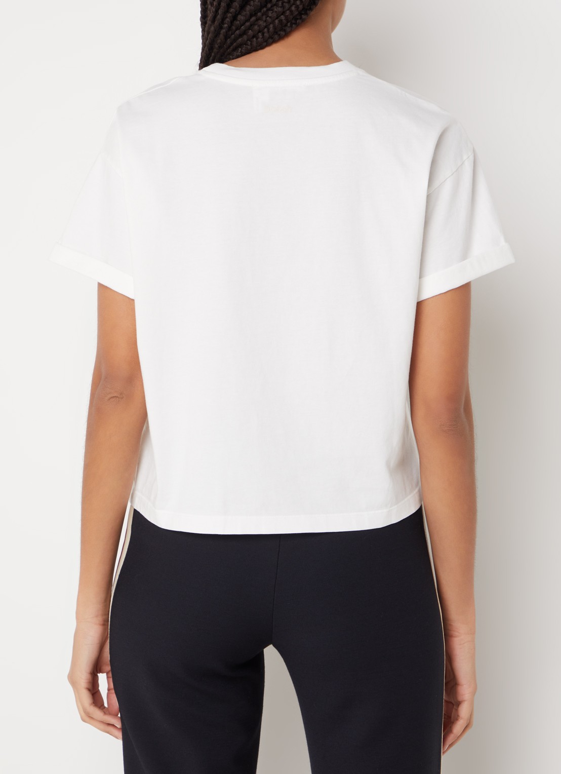 ba&sh Rosie T-shirt met stretch - achterkant 4 gebroken wit