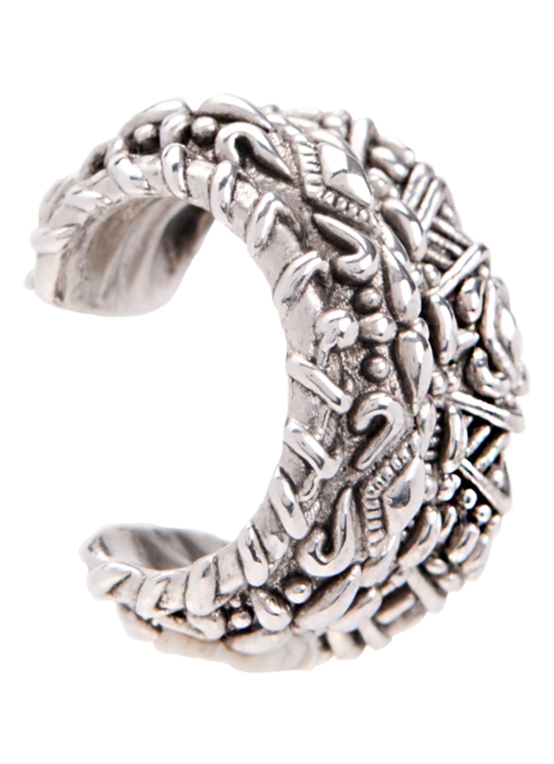 ba&sh Shay oorclip - voorkant zilver