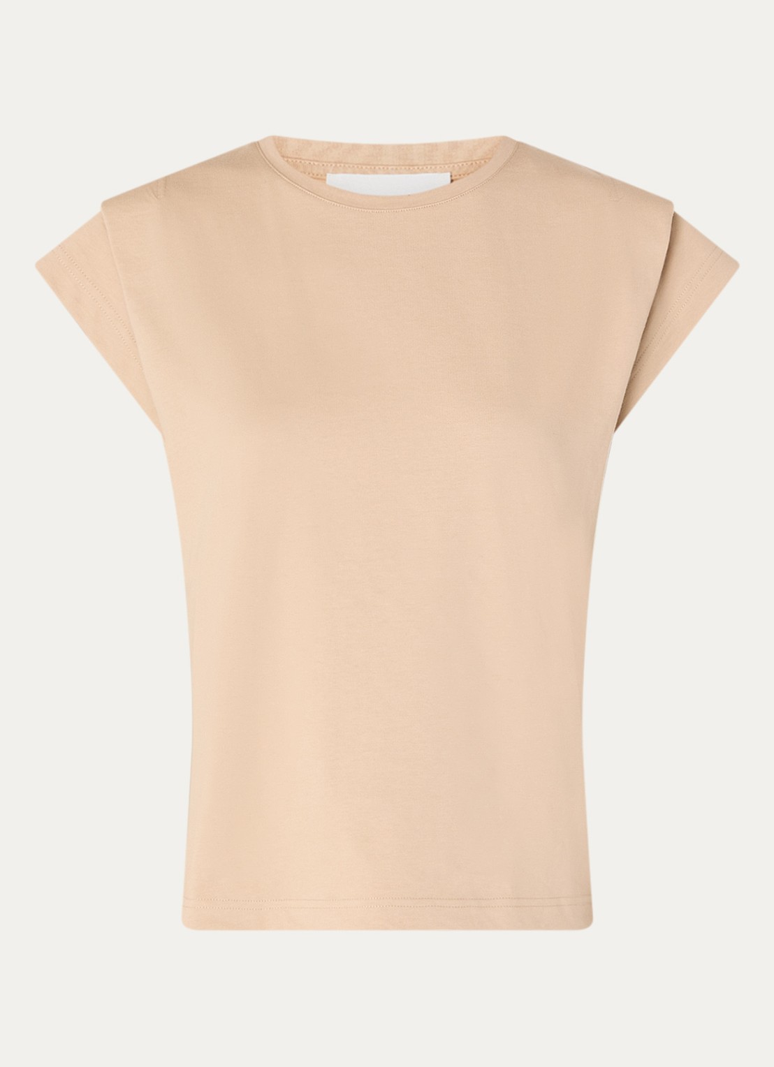 ba&sh T-shirt met ronde hals  - voorkant 2 beige