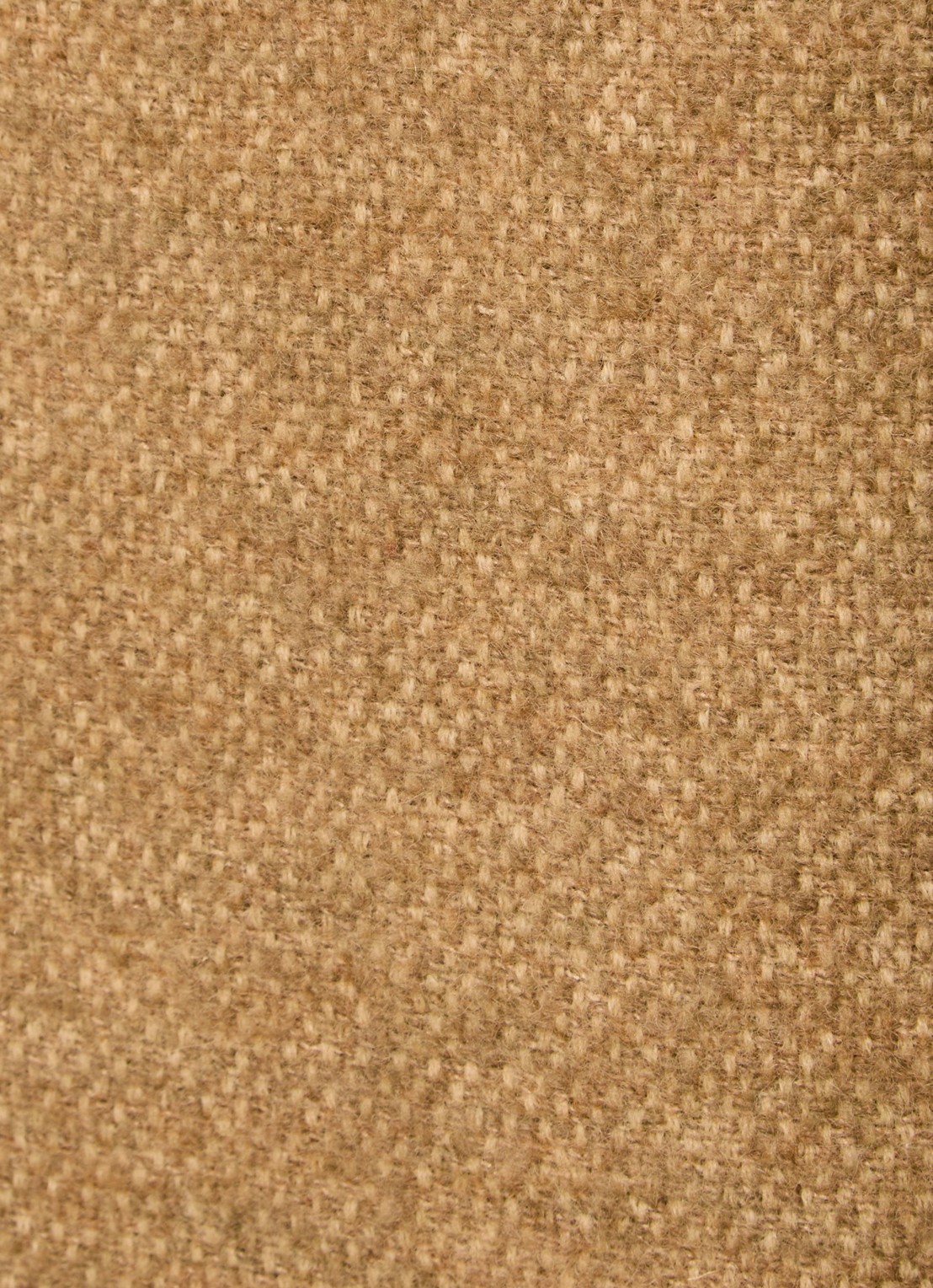 ba&sh Tao double-breasted mantel in scheerwolblend met opgestikte zakken - detail 2 camel
