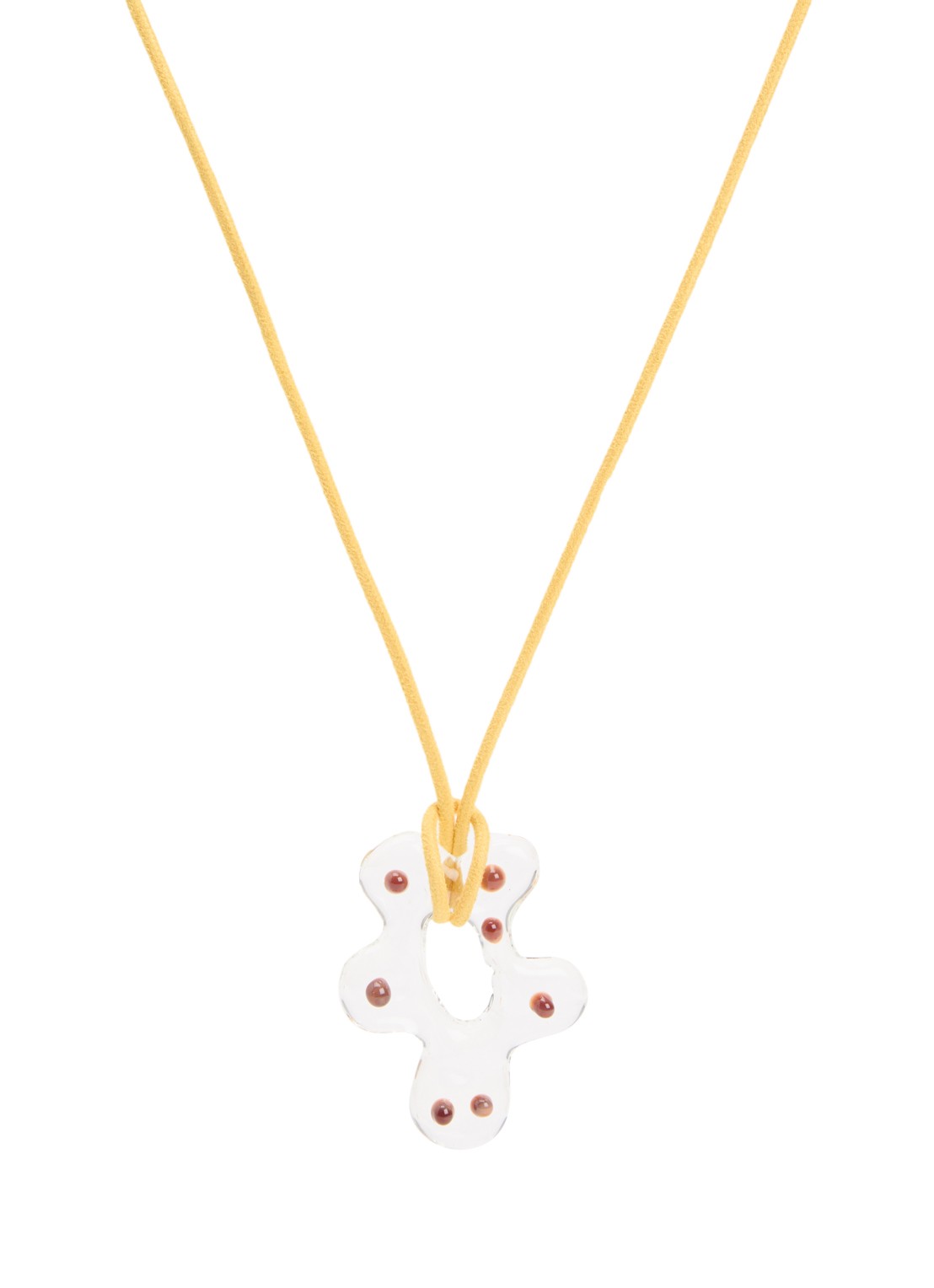 Babs The Label Dotted Wild Bloom ketting - voorkant transparant