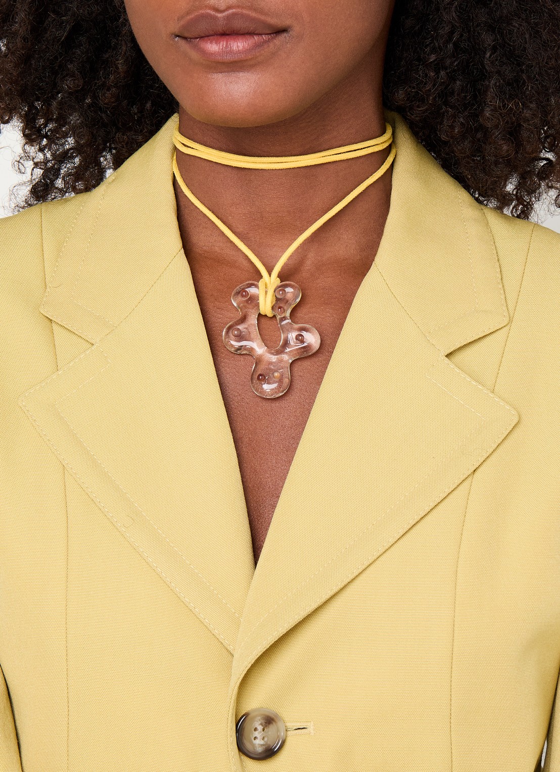 Babs The Label Dotted Wild Bloom ketting - voorkant 2 transparant