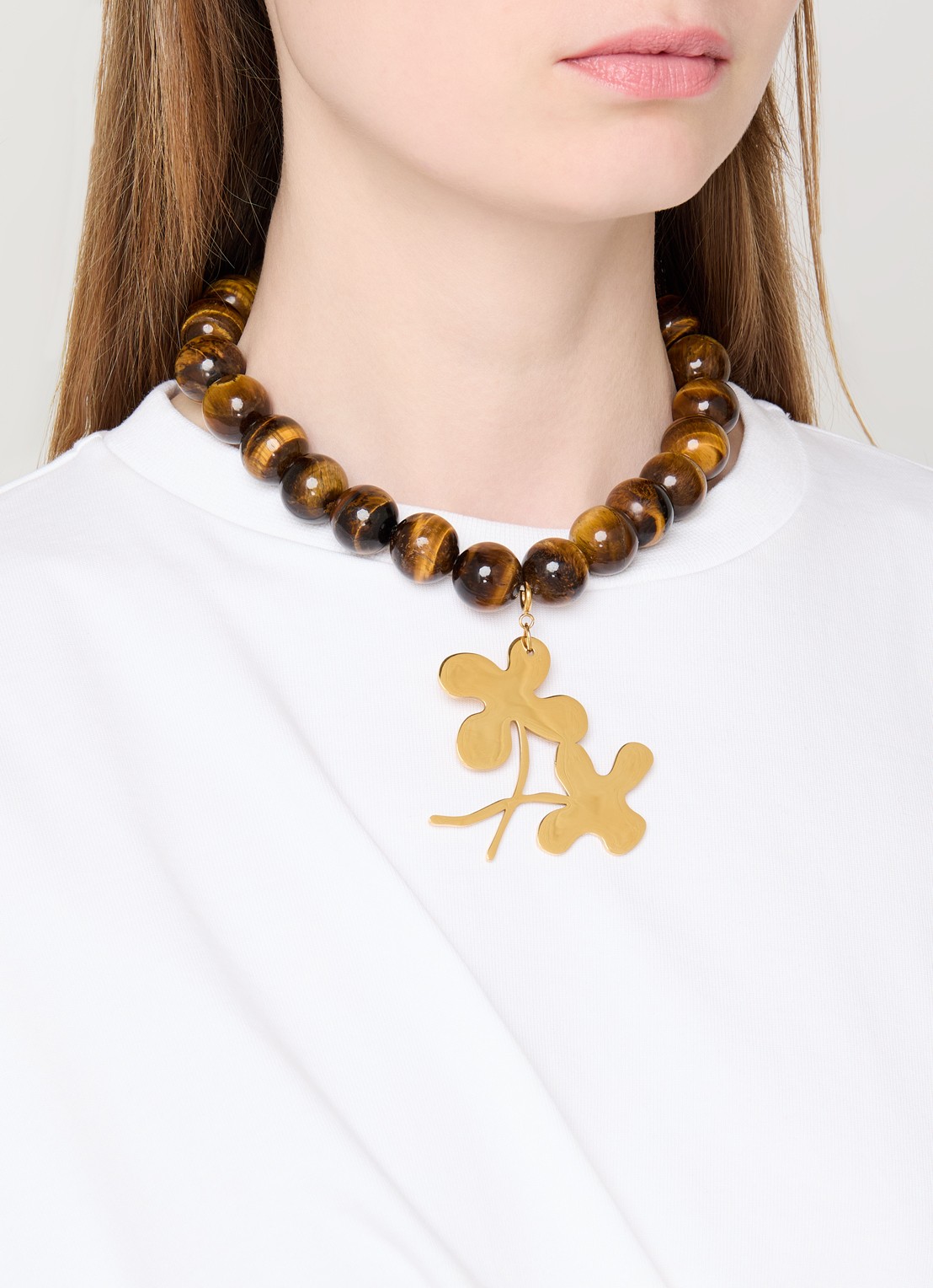 Babs The Label Lucky Charm hanger  - voorkant 2 goud