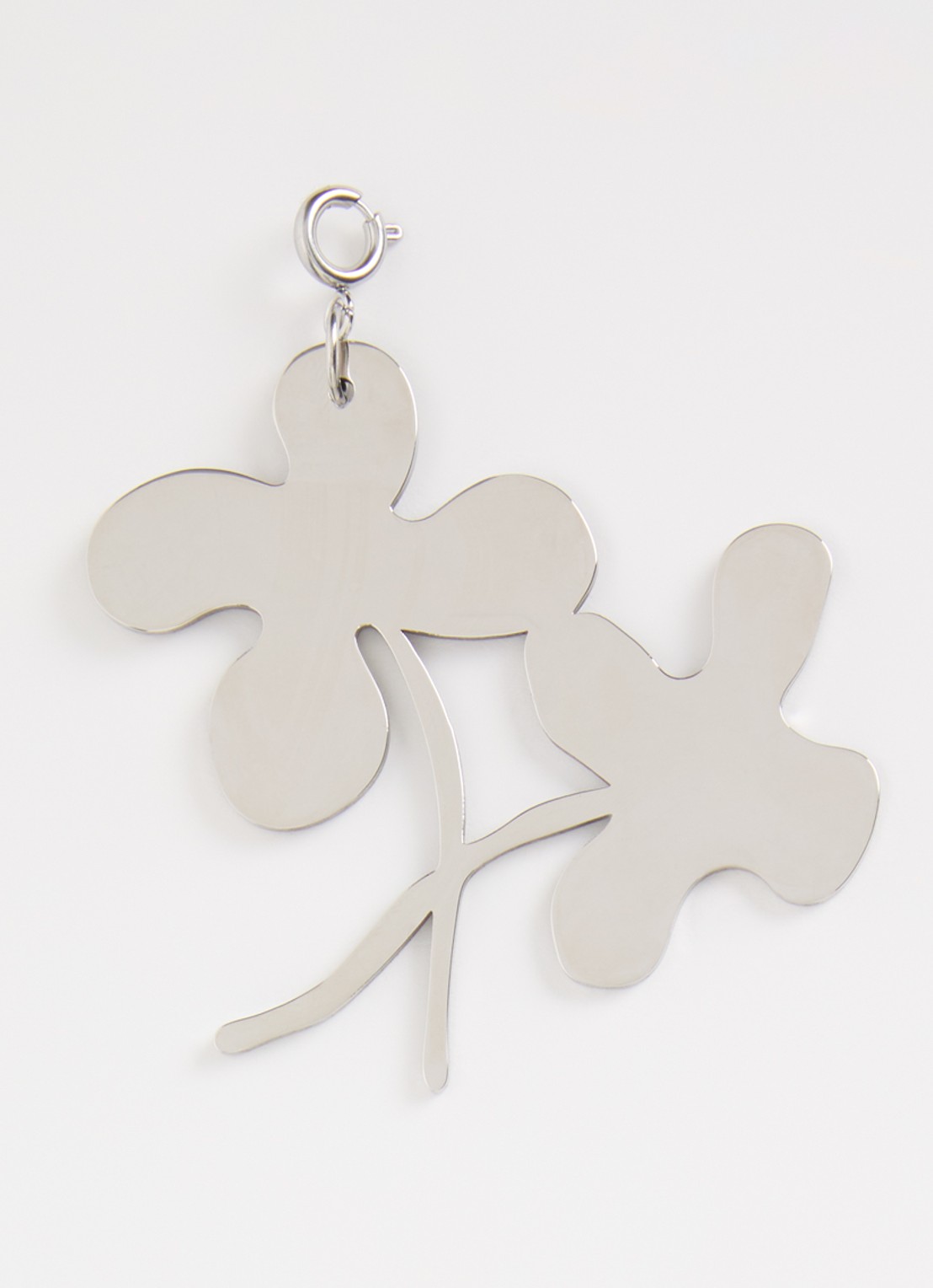 Babs The Label Lucky Charm hanger  - voorkant zilver