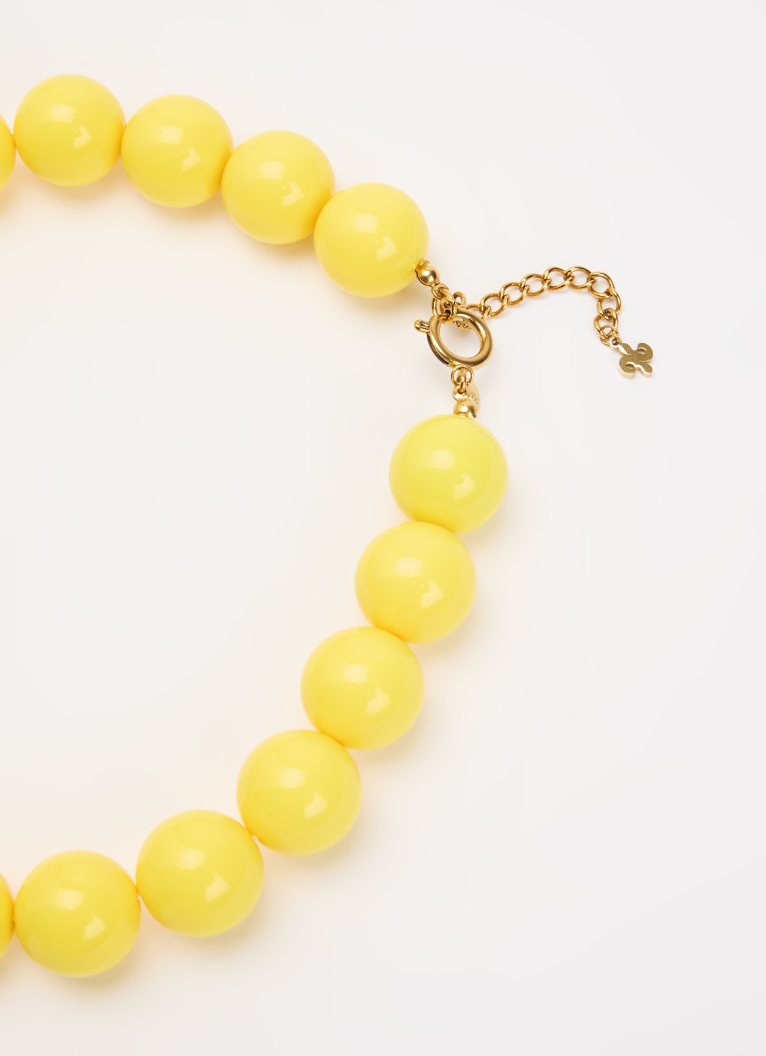 Babs The Label Sunshine Delight kralenketting verguld - detail 4 geel