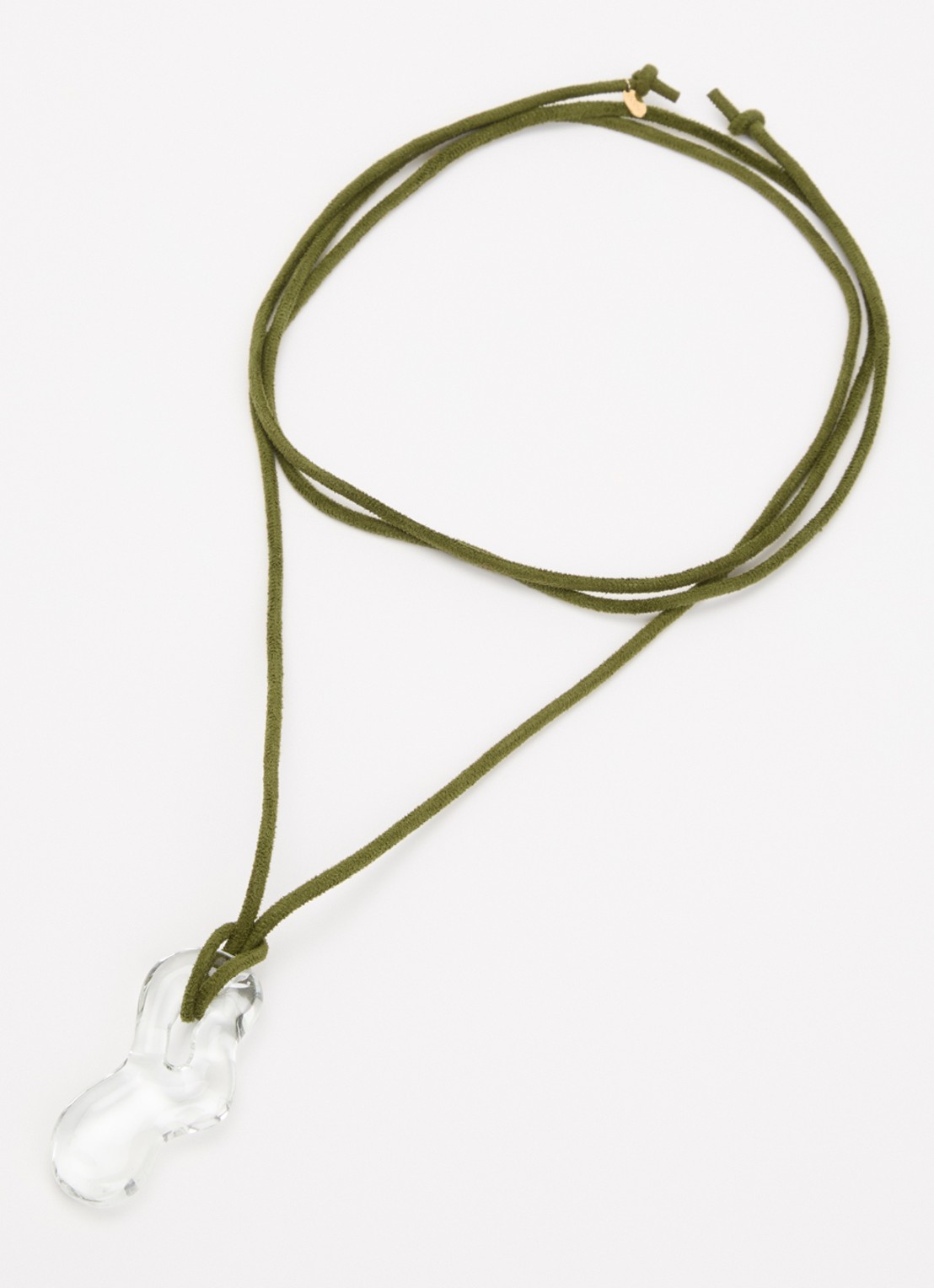 Babs The Label Teardrop ketting - detail 3 transparant