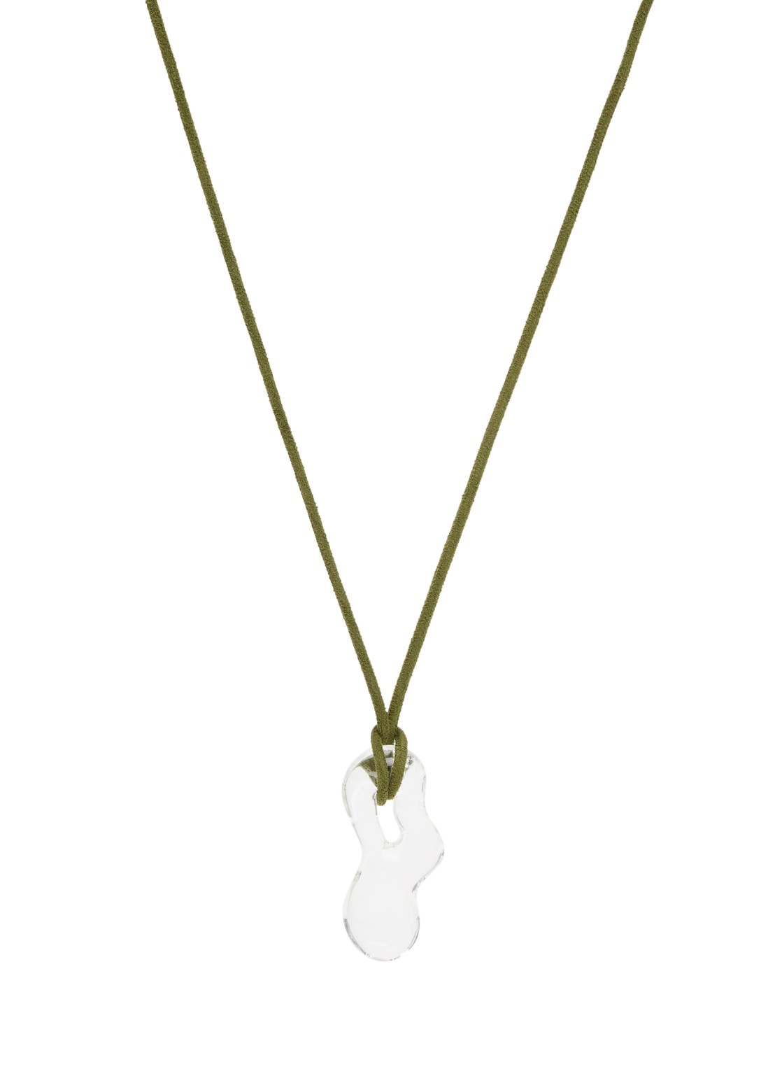Babs The Label Teardrop ketting - voorkant transparant