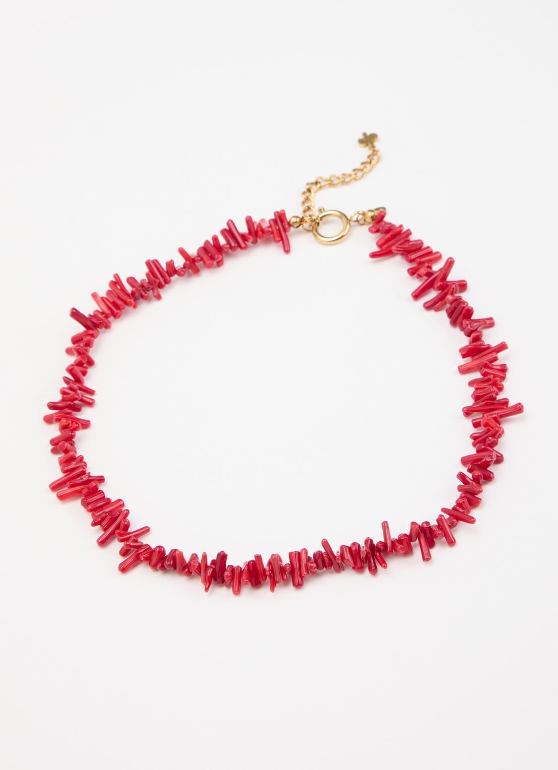 Babs The Label The Ocean ketting verguld - detail 3 rood