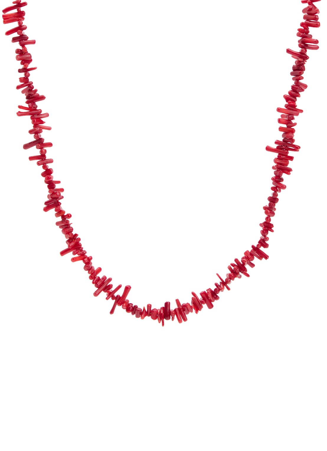 Babs The Label The Ocean ketting verguld - voorkant rood