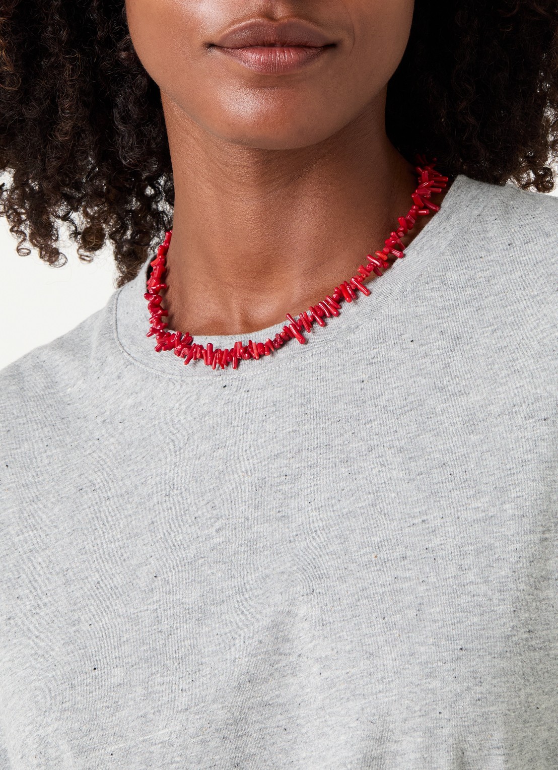 Babs The Label The Ocean ketting verguld - voorkant 2 rood