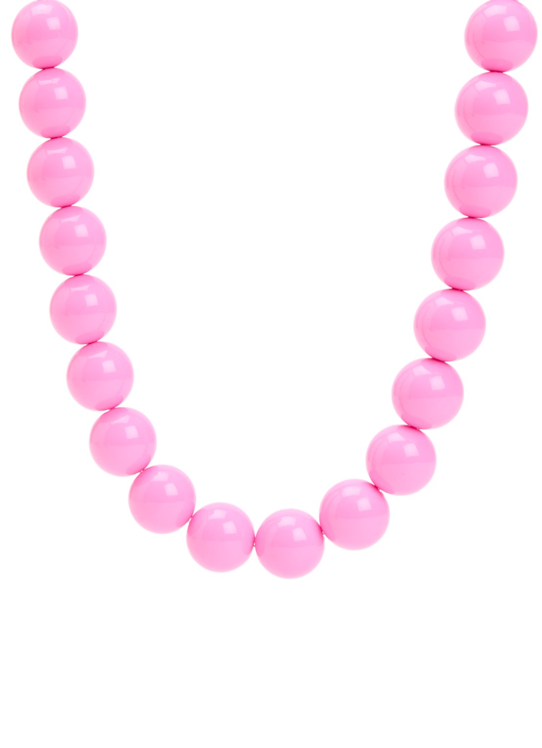 Babs The Label Tropical Treasure kralenketting verguld - voorkant roze