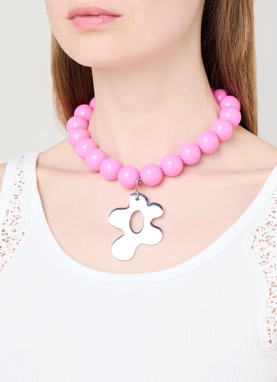Babs The Label Wild Bloom hanger  - voorkant 2 zilver