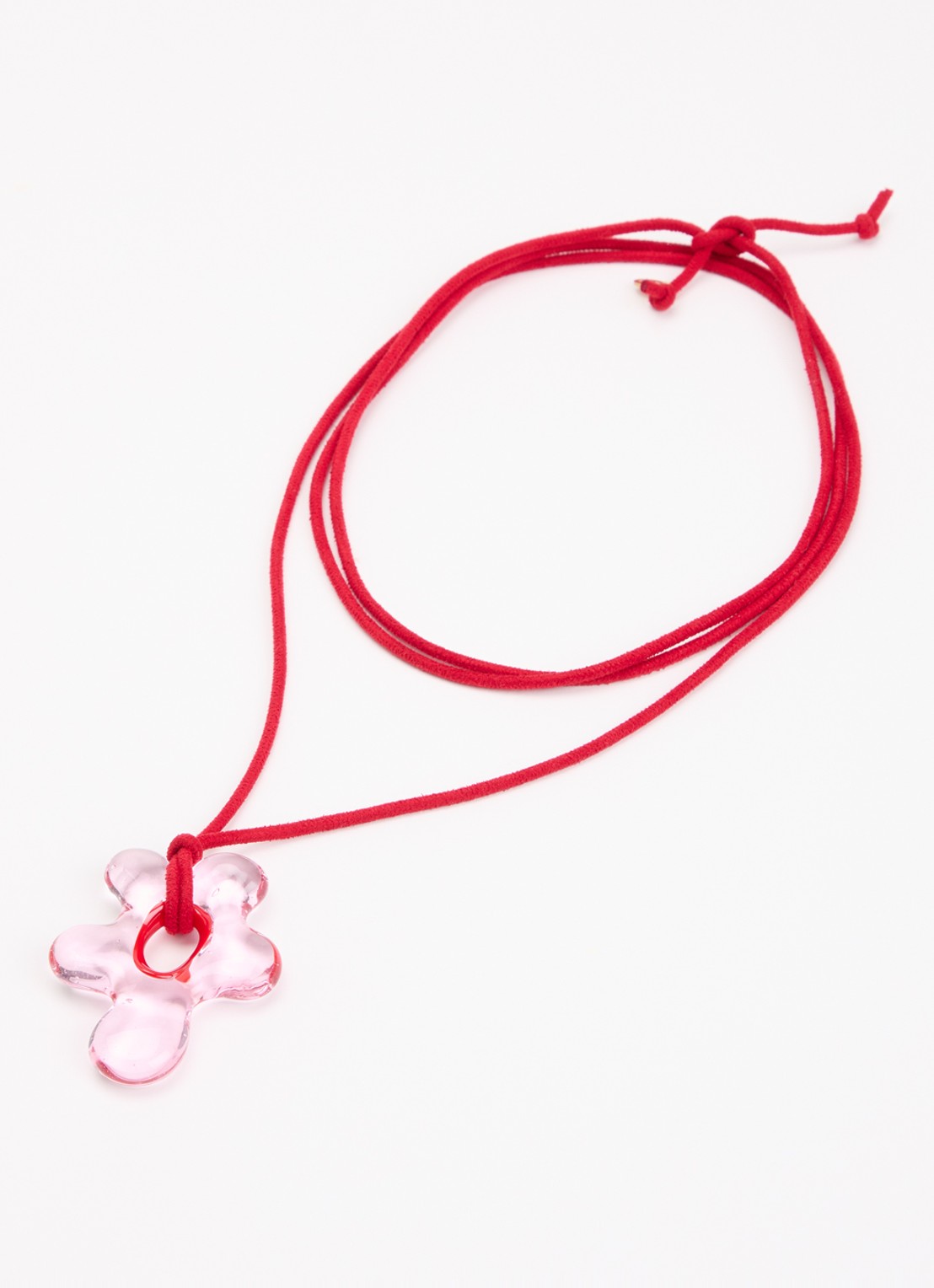 Babs The Label Wild Bloom ketting - detail 3 rood