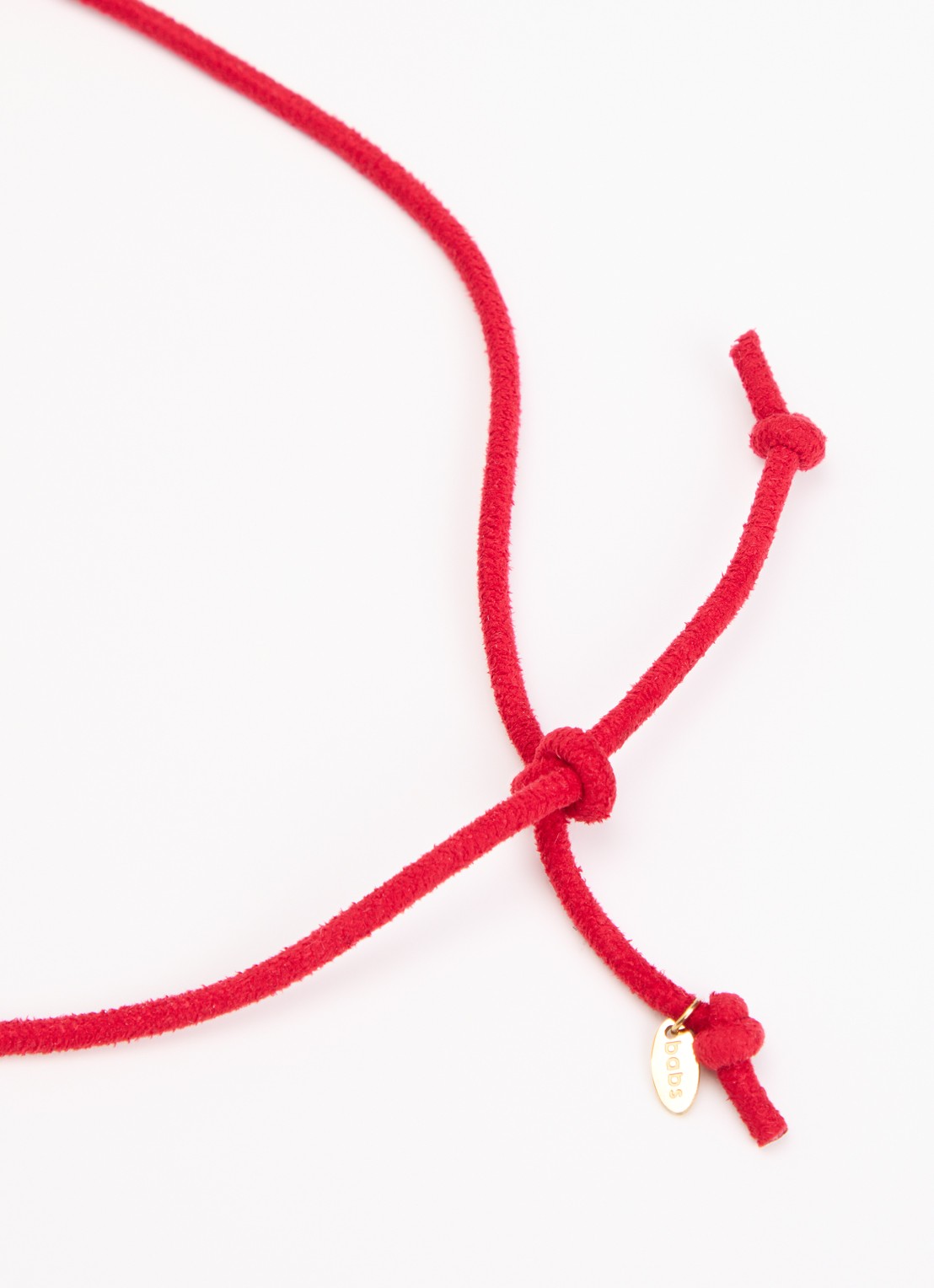 Babs The Label Wild Bloom ketting - detail 4 rood
