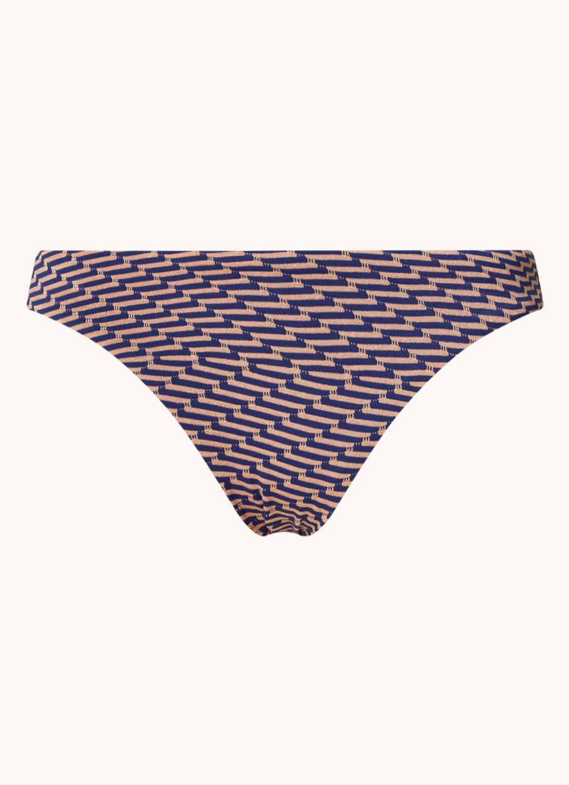 Baku Milan bikinislip met print - voorkant 3 blauw
