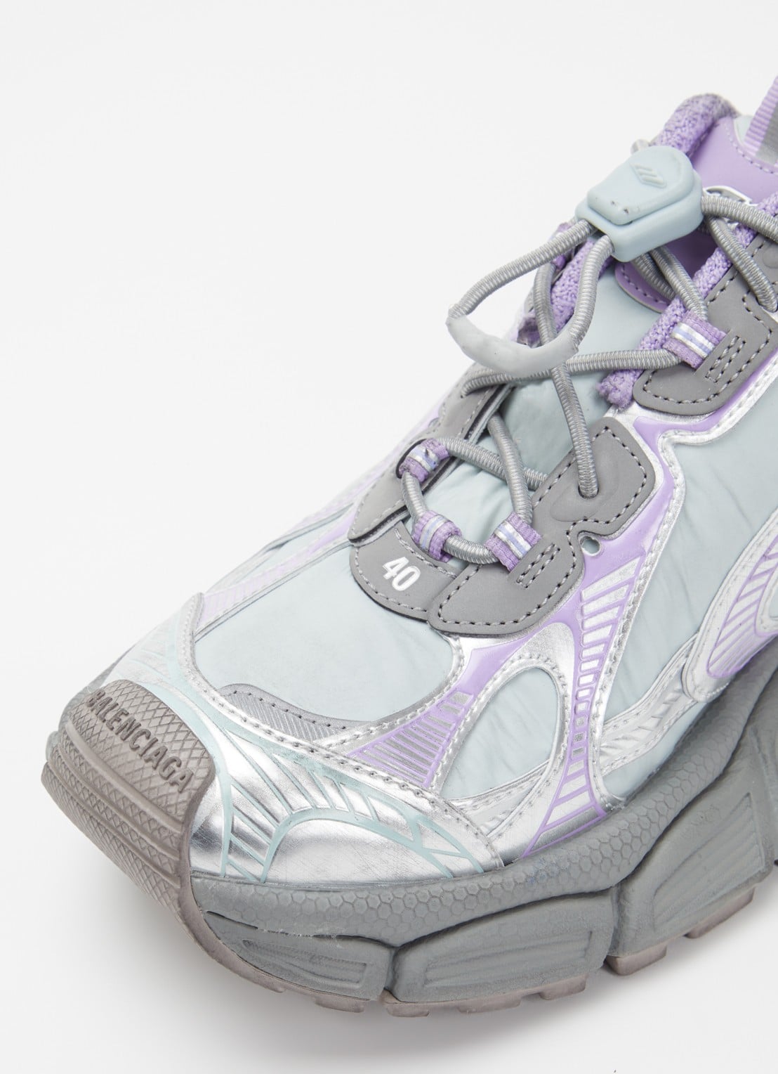 Balenciaga 3XL Runner sneaker met mesh details - detail 5 lila