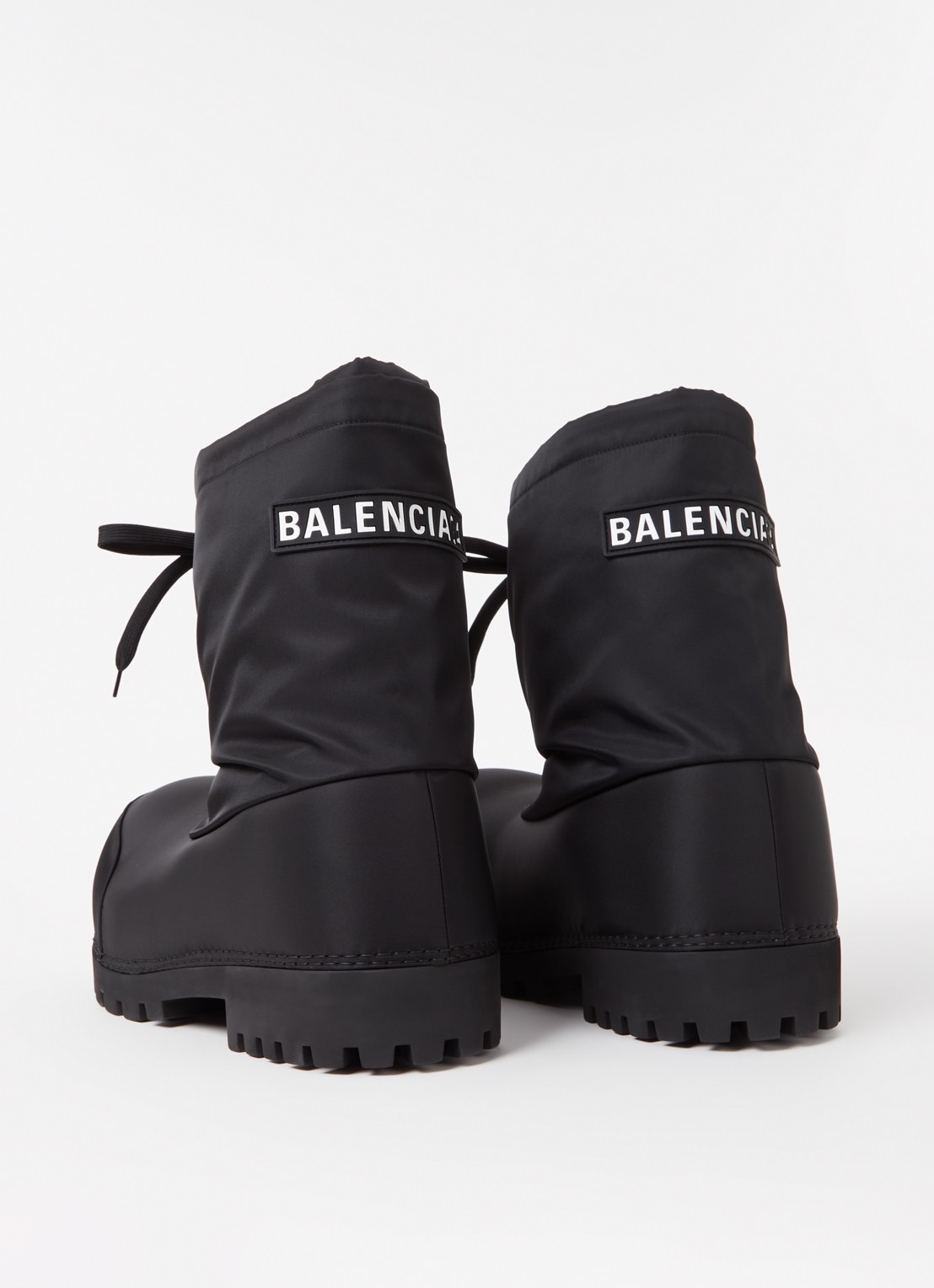 Balenciaga Alaska snowboot met logo - achterkant zwart