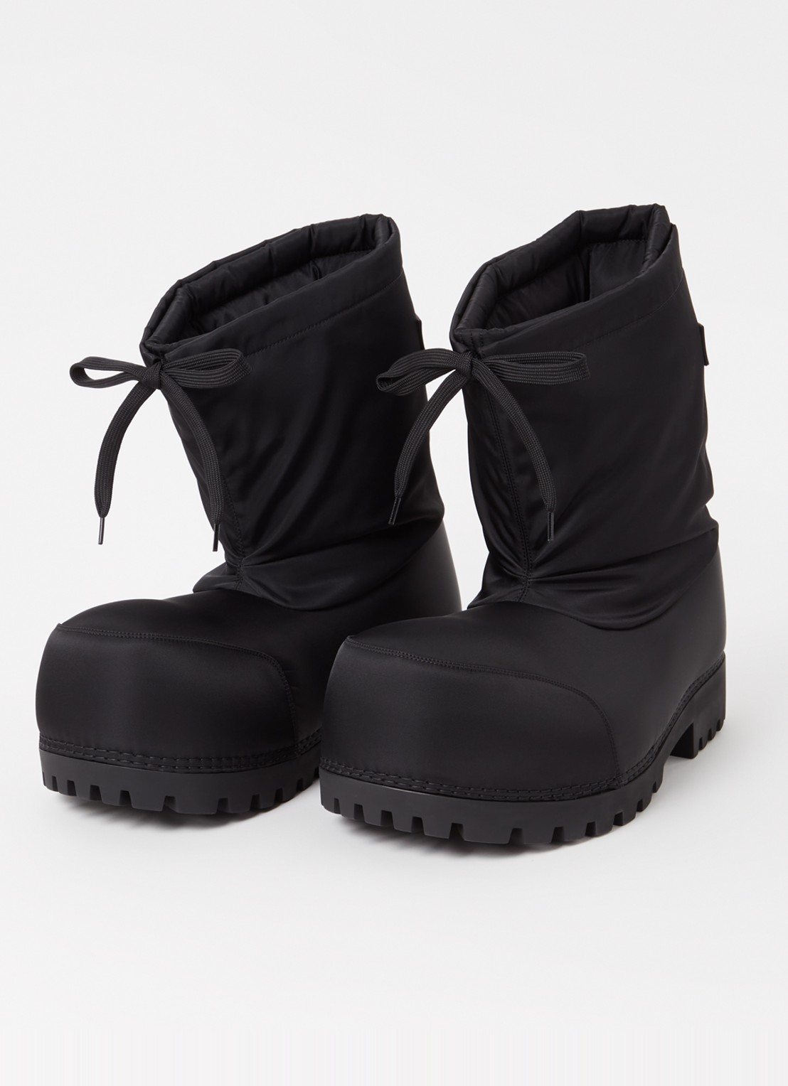 Balenciaga Alaska snowboot met logo - detail 3 zwart