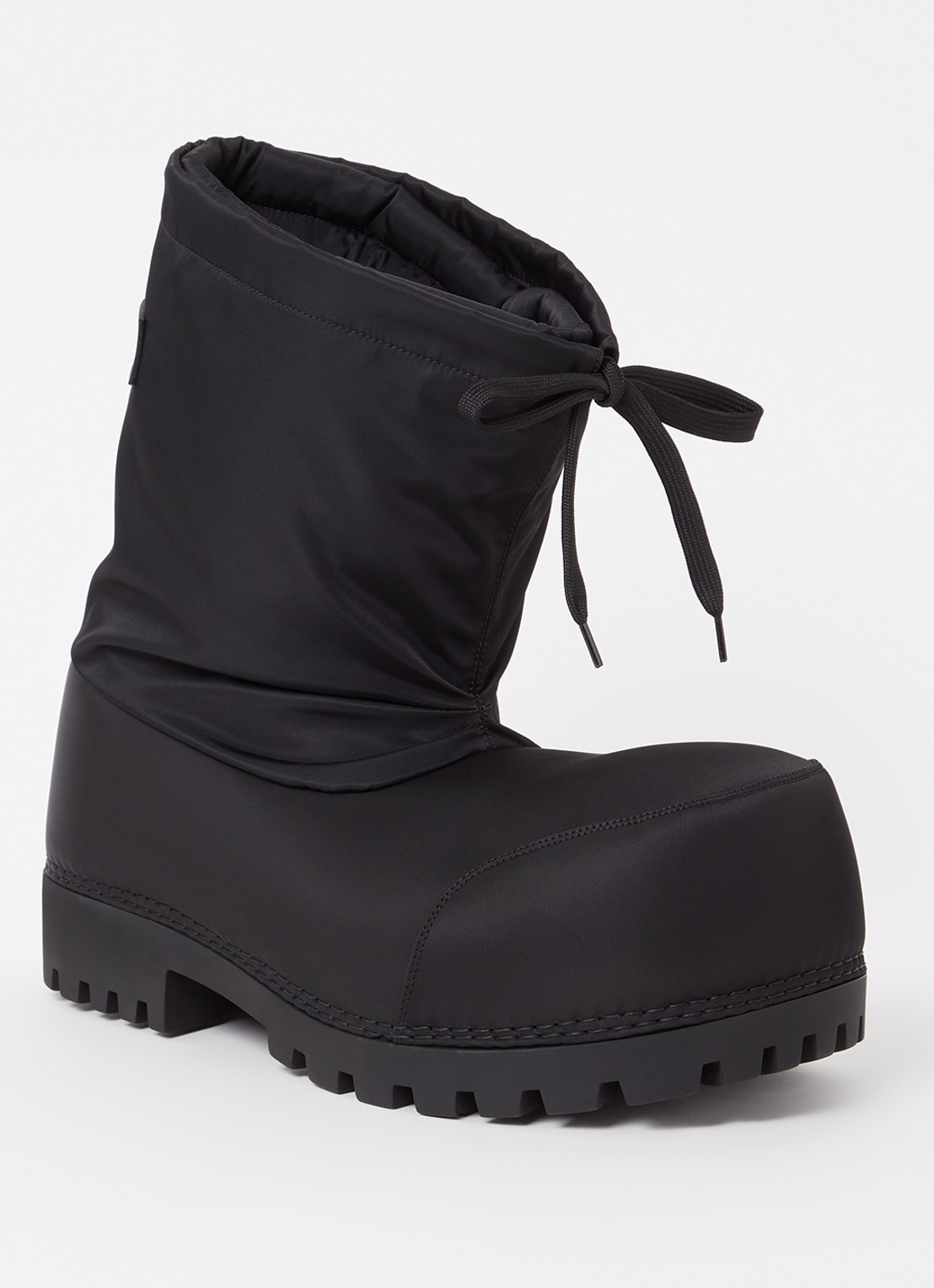 Balenciaga Alaska snowboot met logo - voorkant 2 zwart