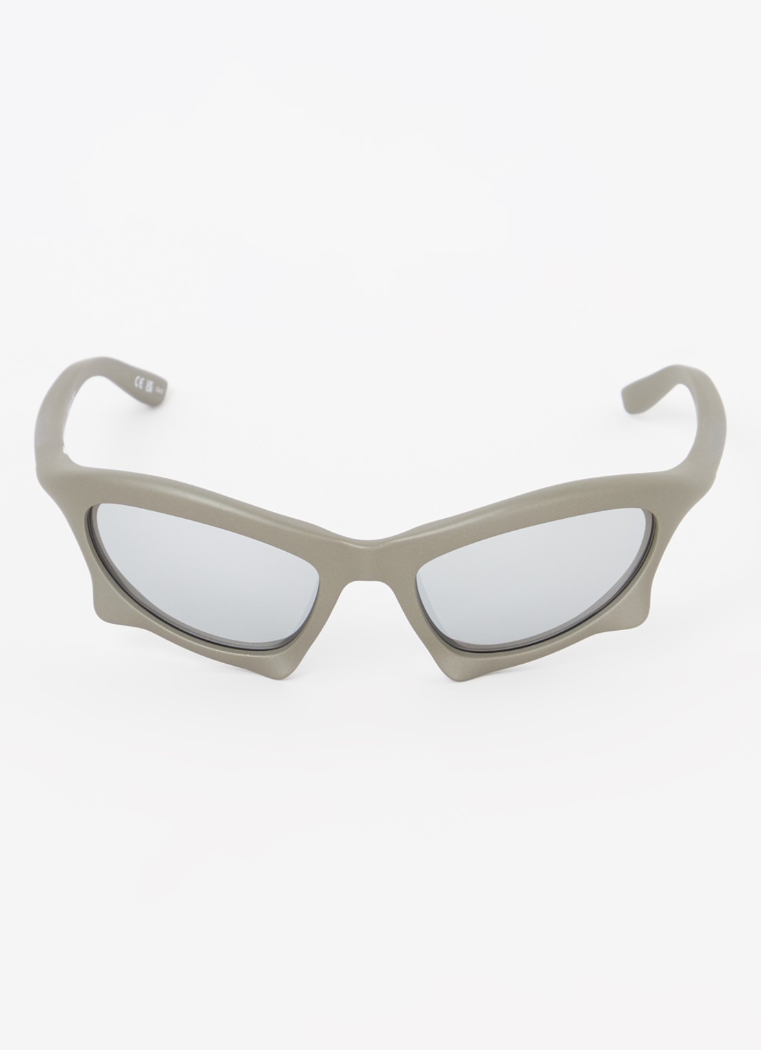 Balenciaga Bat Rectangle zonnebril BB0229S - detail 3 zilver
