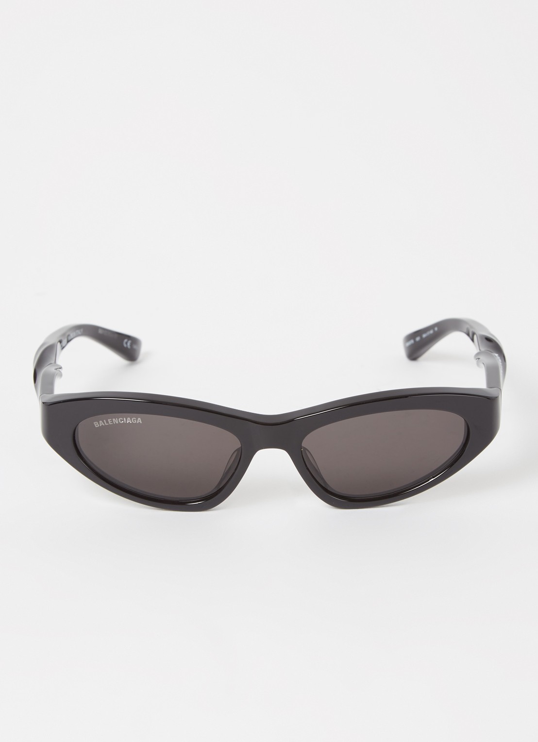 Balenciaga Cat Eye zonnebril BB0207S - voorkant 4 zwart