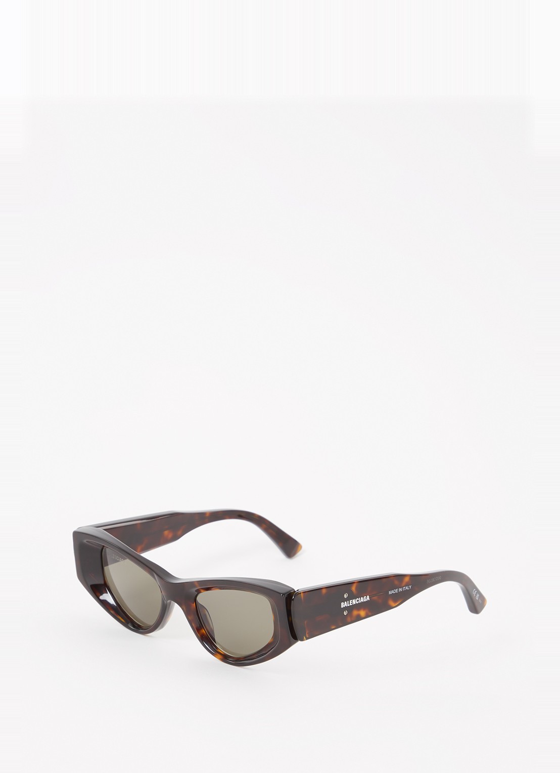 Balenciaga Cat eye zonnebril BB0243S - voorkant donkerbruin