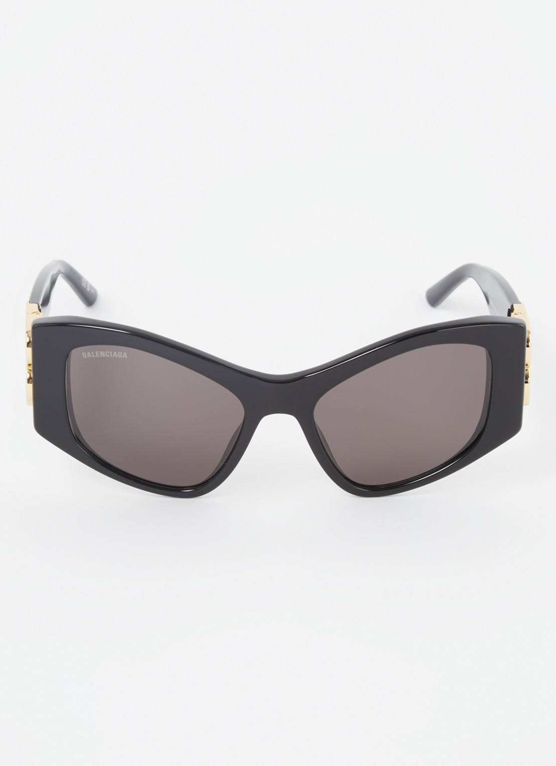 Balenciaga Cat Eye zonnebril BB0287S - voorkant 2 zwart